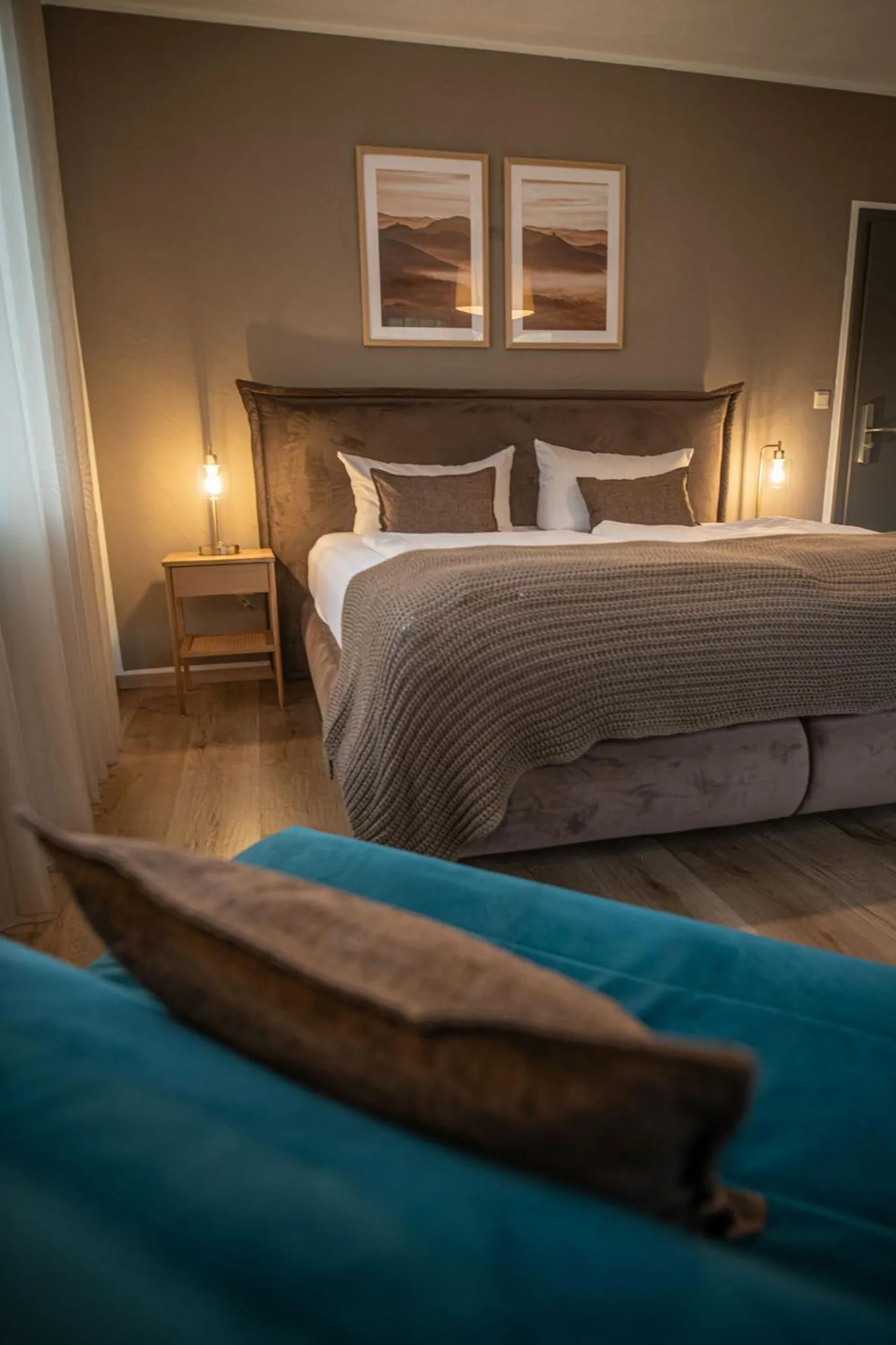 Bed in Landgasthaus & Hotel zur Krone