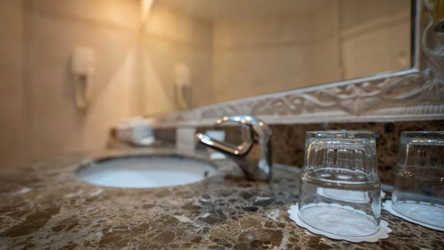Bathroom in Harrington Hall