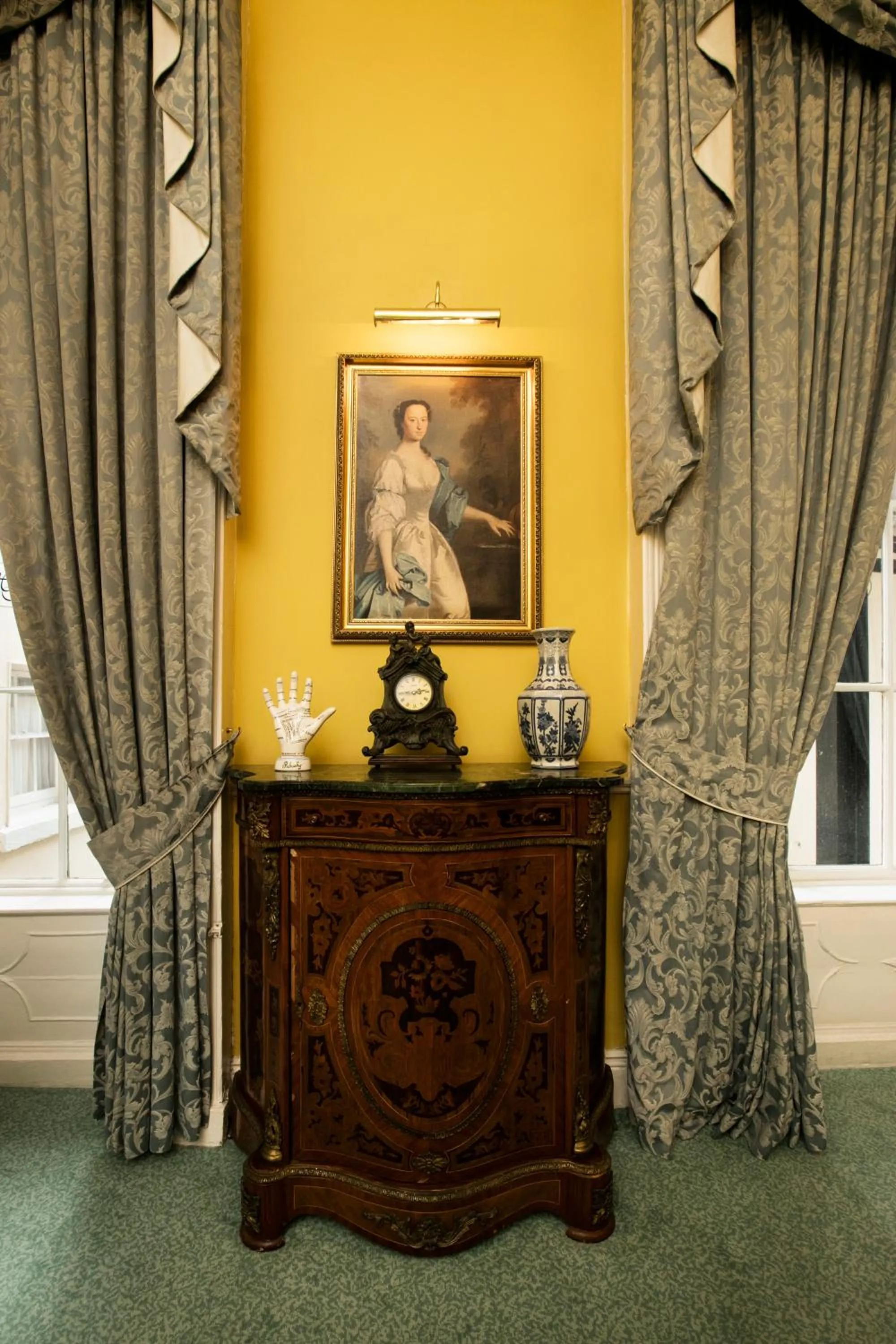 Decorative detail in Harrington Hall