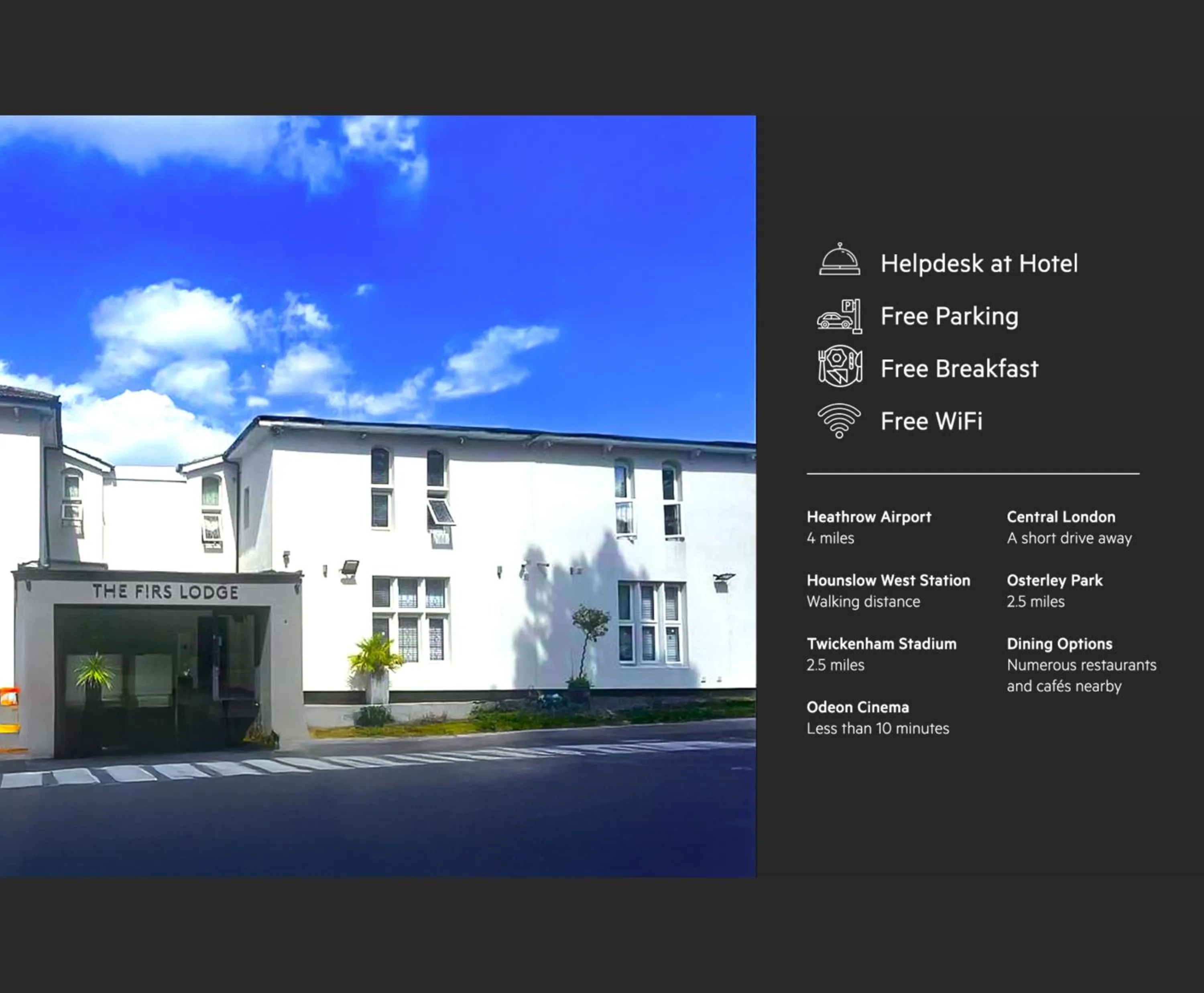 Property building in OYO Firs Lodge London Heathrow