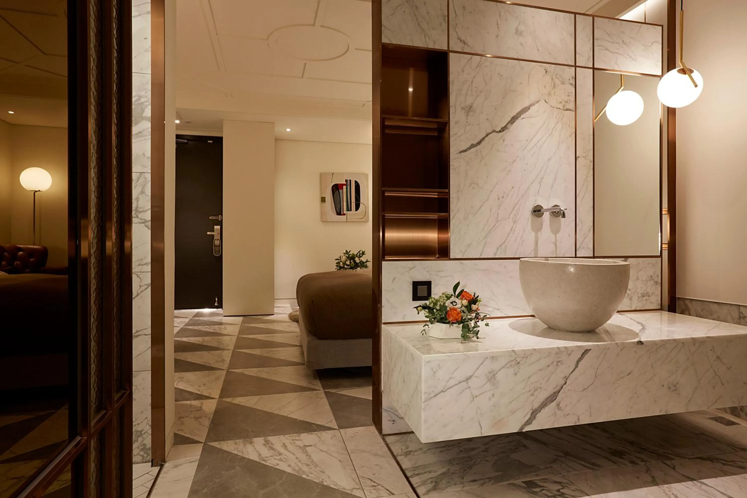 Decorative detail in 9 Brick Hotel