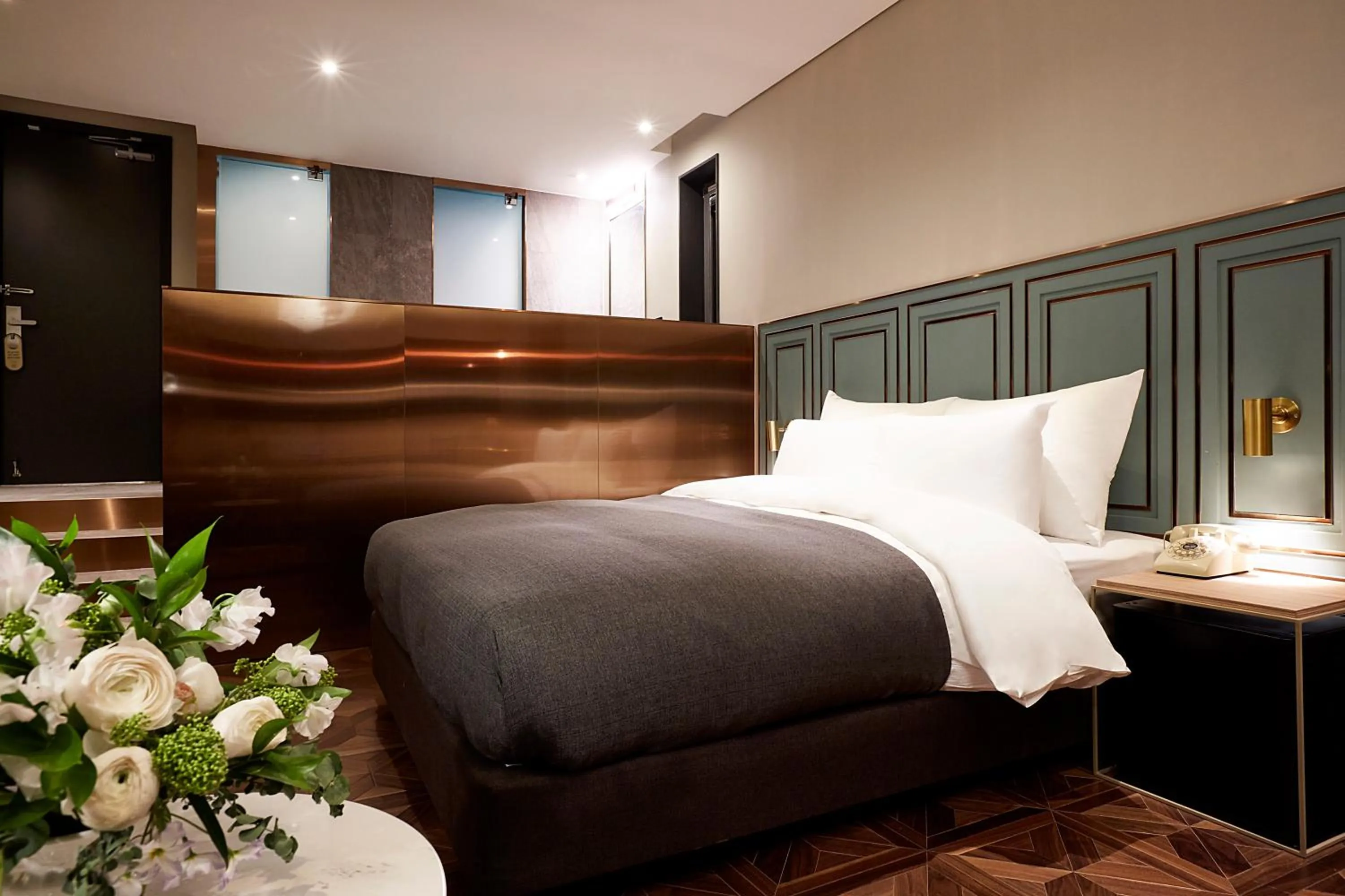 Decorative detail, Bed in 9 Brick Hotel