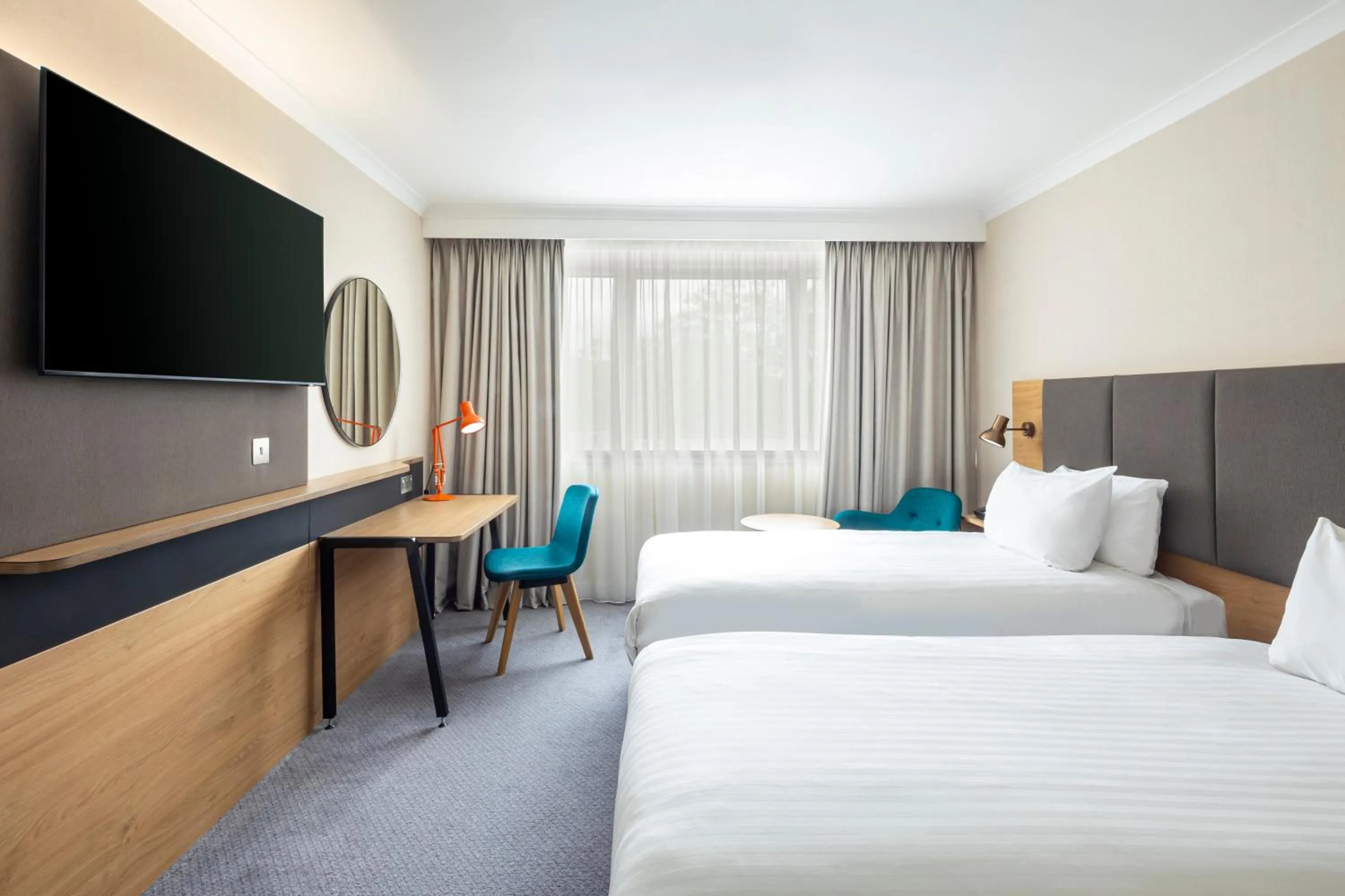 Bedroom, Bed in Holiday Inn London - Gatwick Airport by IHG