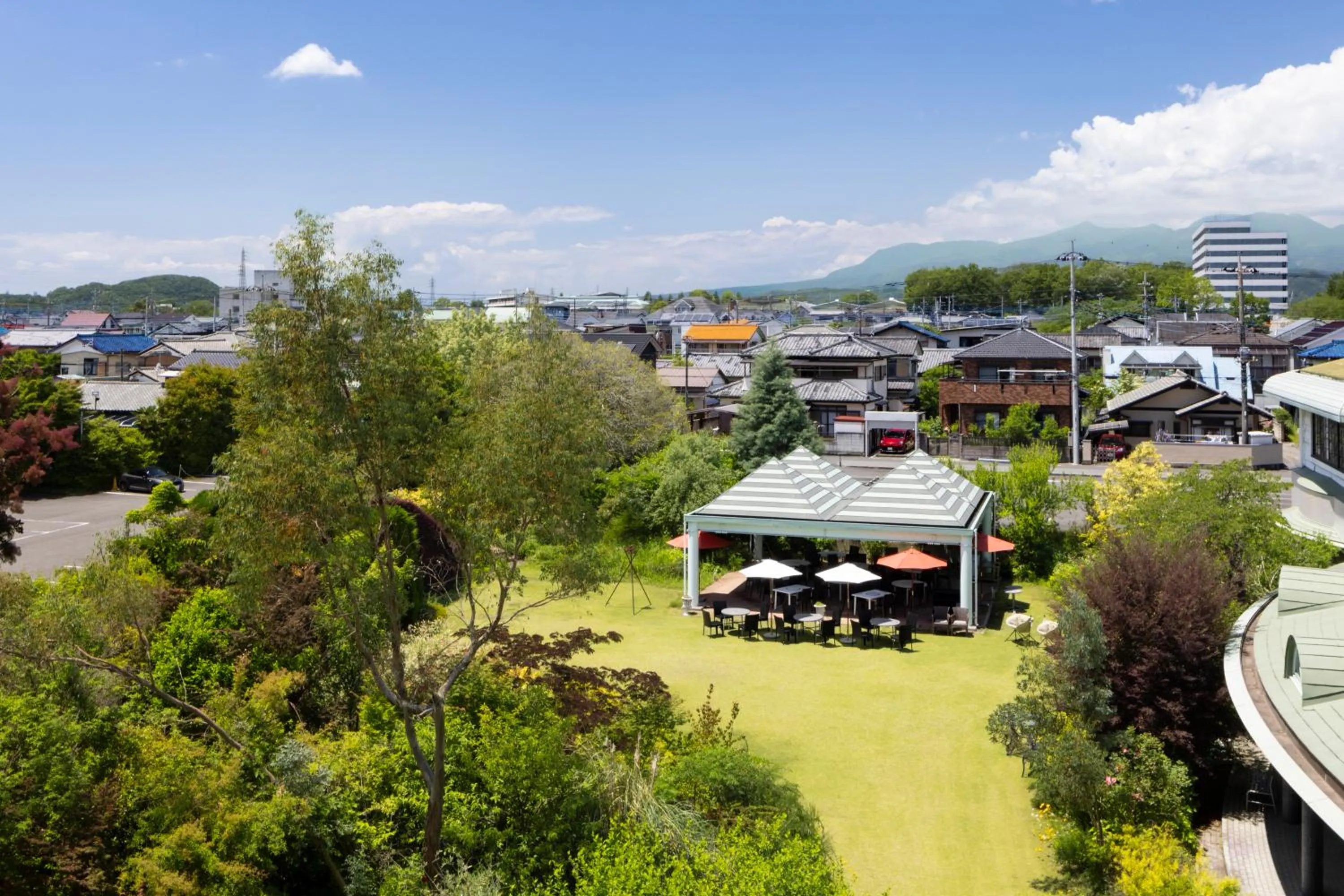 Garden view in Kiryu Grand Hotel