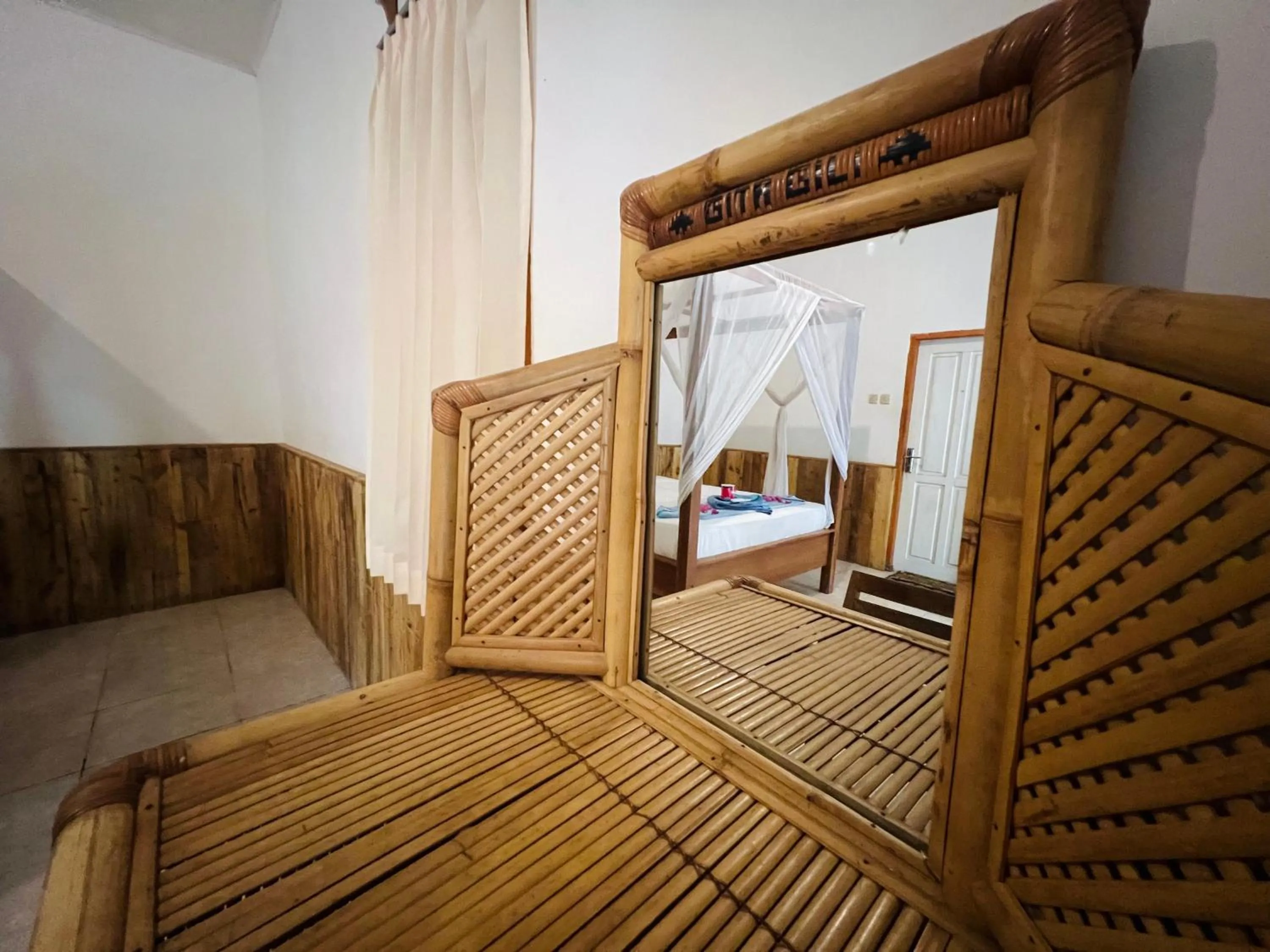 Bed in Gita Gili Bungalow