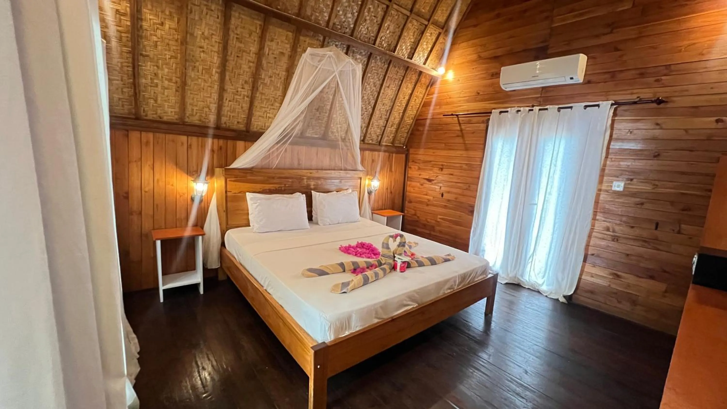 Bed in Gita Gili Bungalow