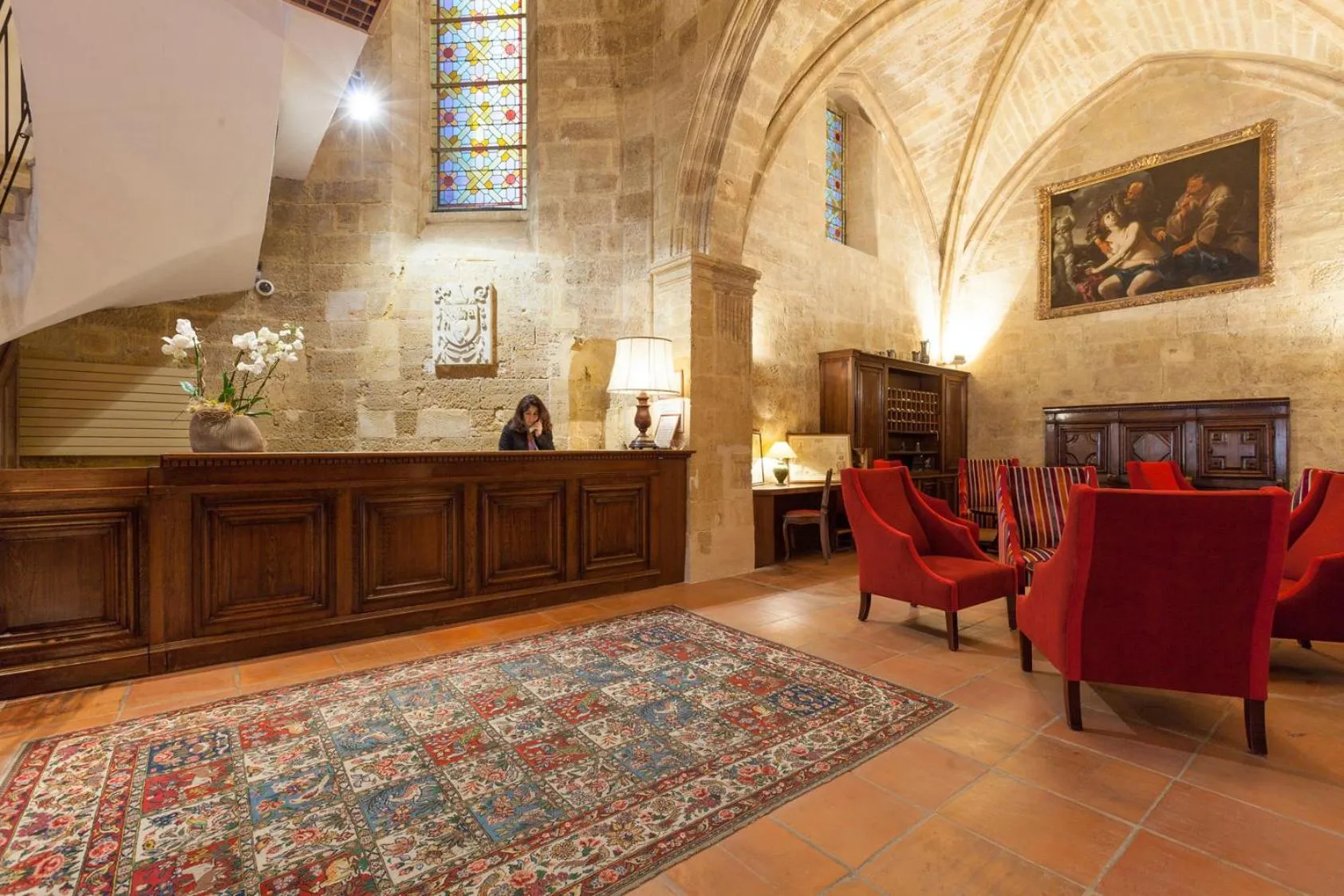 Lobby or reception in Hôtel des Augustins