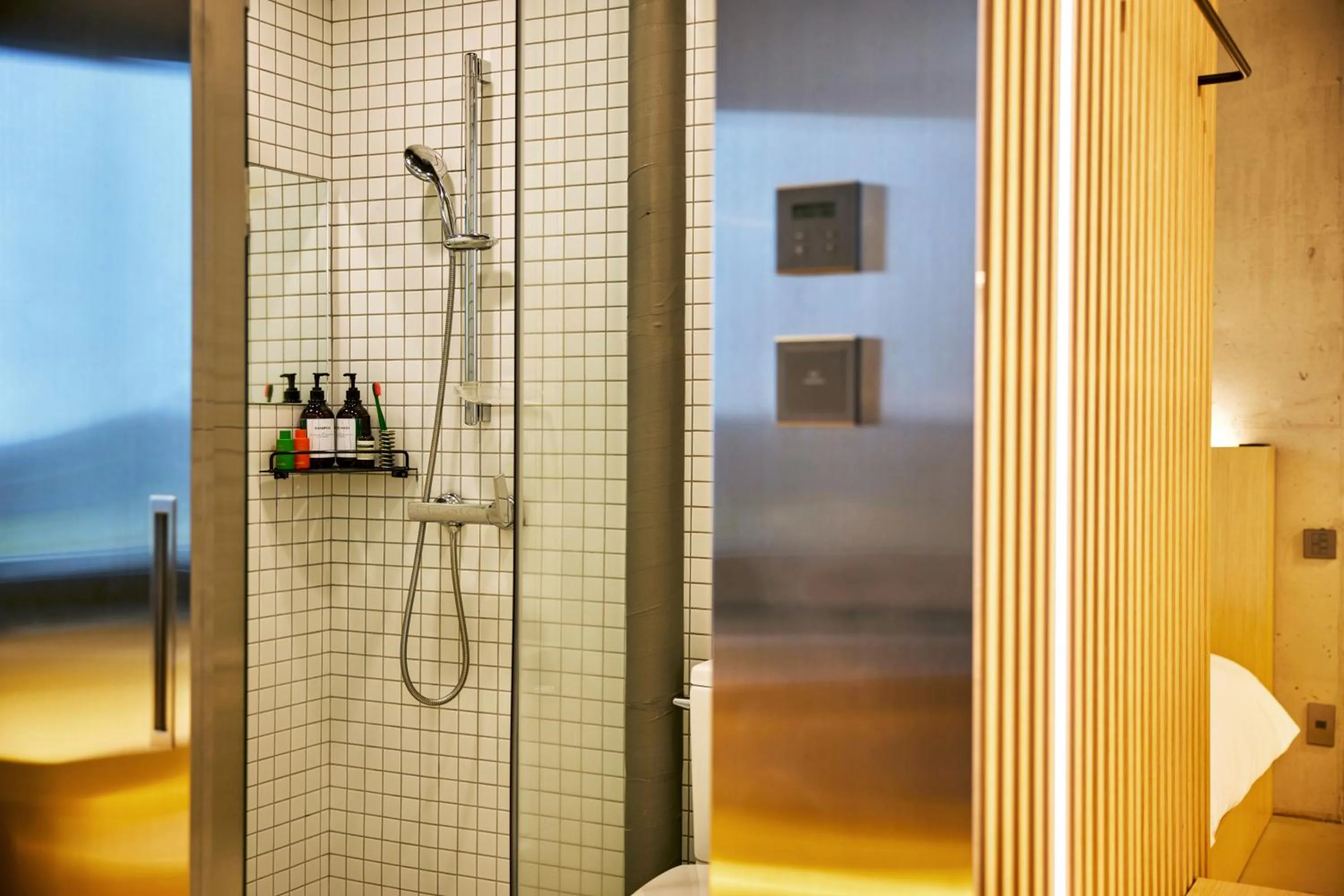 Shower in Playce Camp Jeju