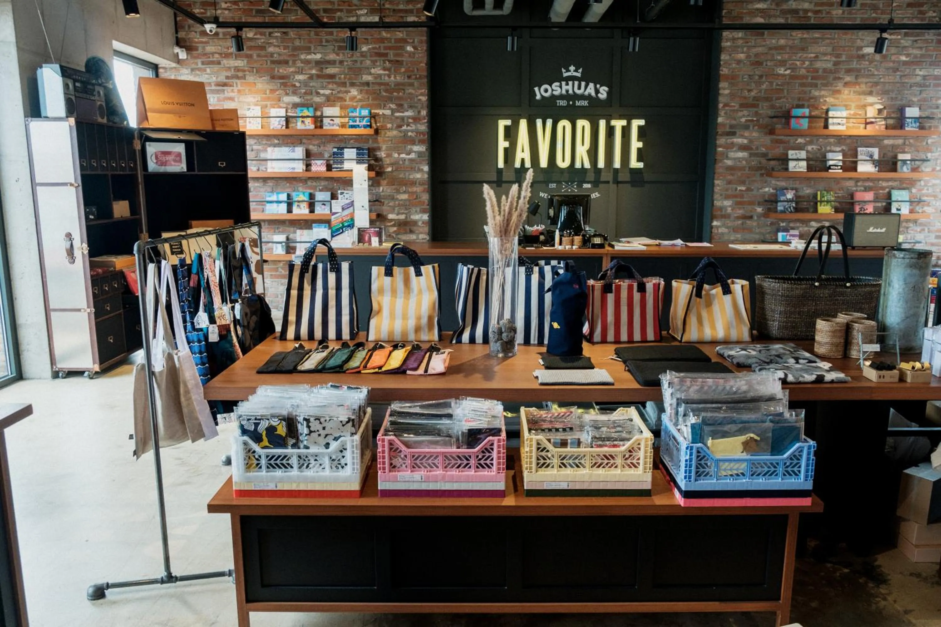 On-site shops in Playce Camp Jeju