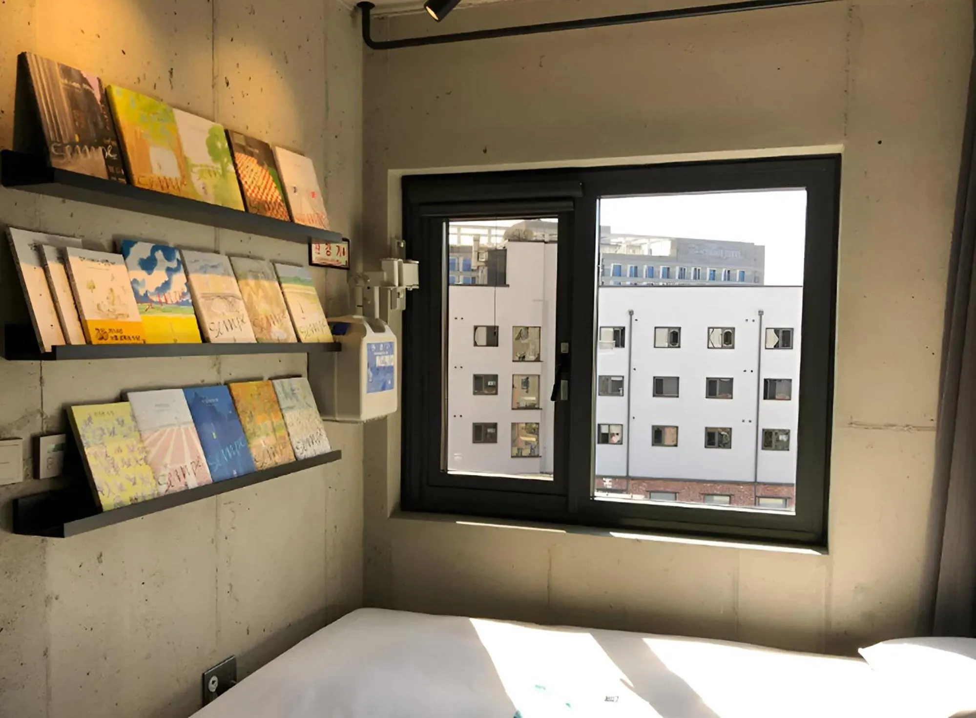 Decorative detail, Bed in Playce Camp Jeju