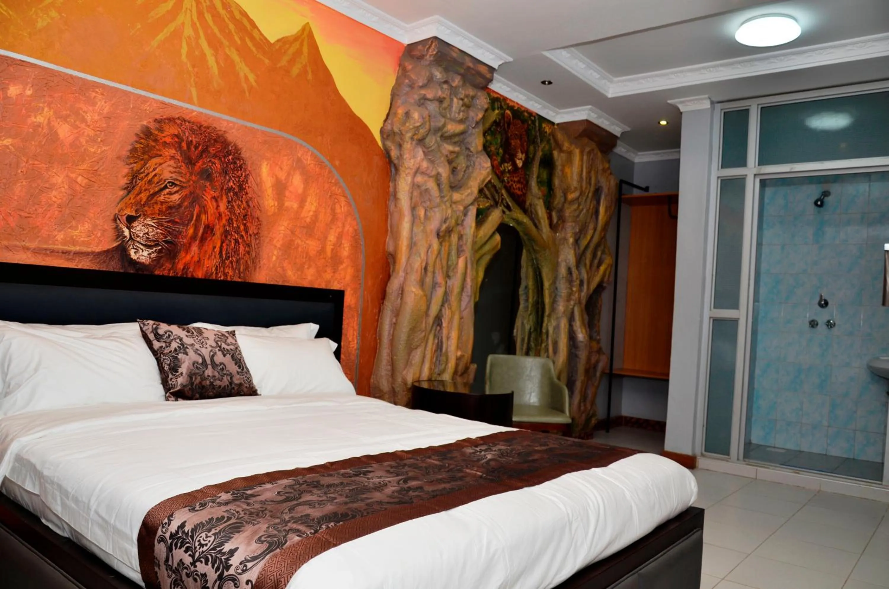 Decorative detail in Lagos Hotel