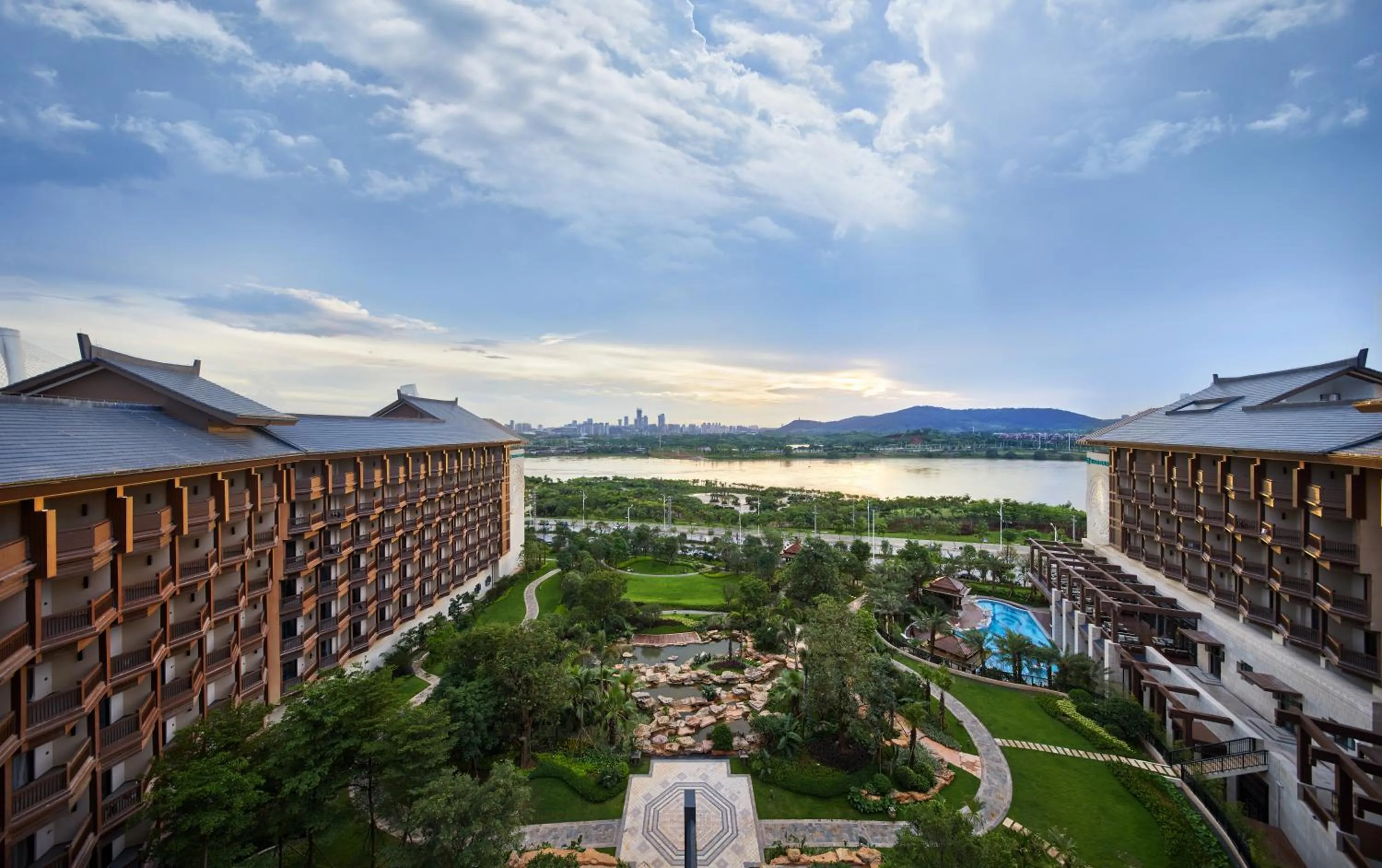 Property building in Wanda Realm Resort Nanning
