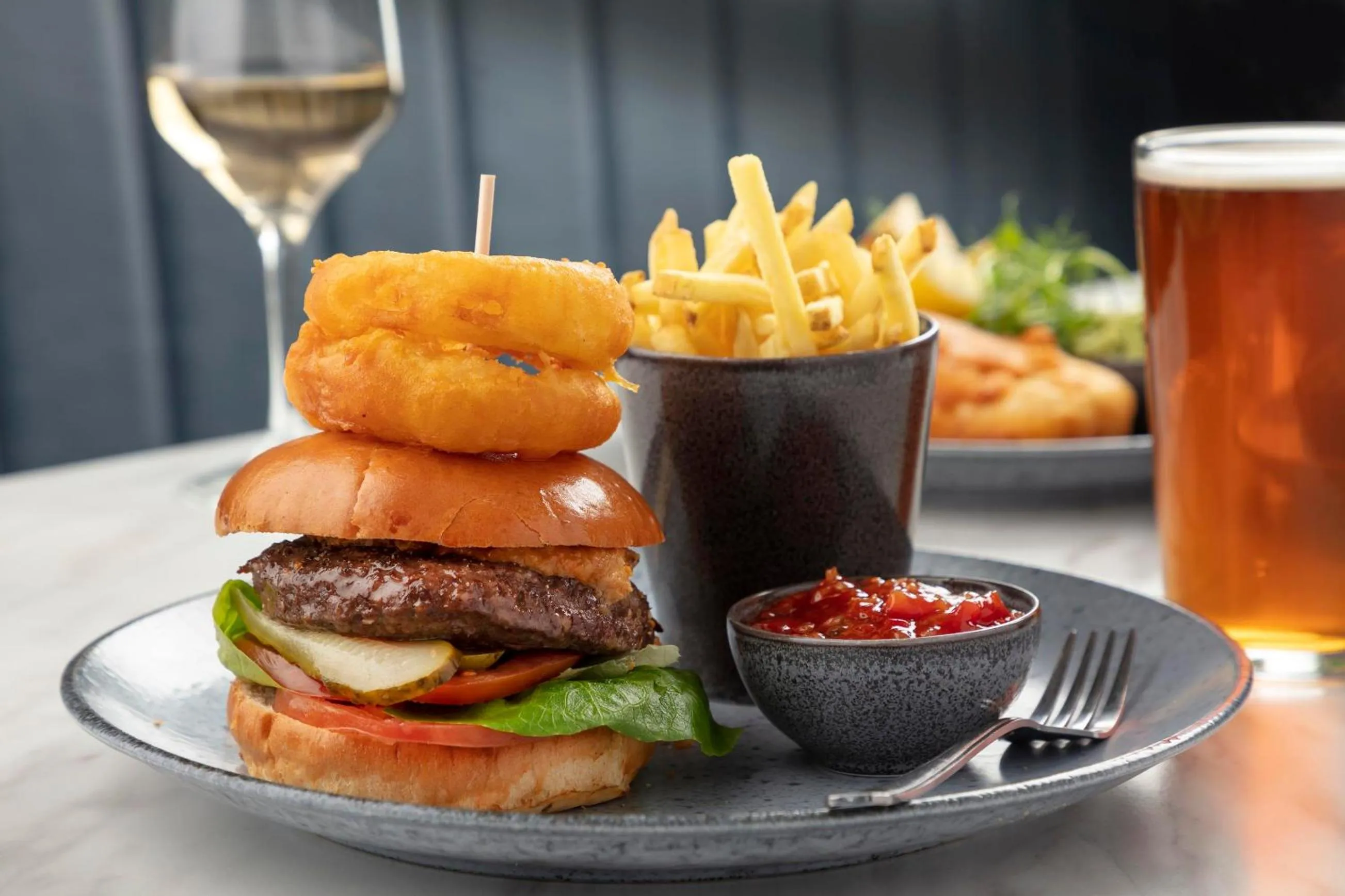 Food close-up in The Victoria Hotel