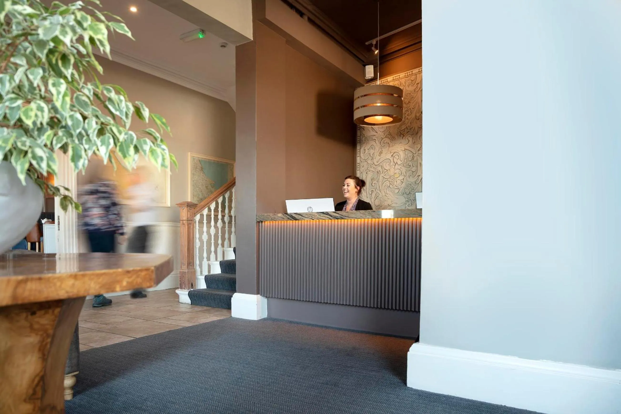 Lobby or reception in The Victoria Hotel