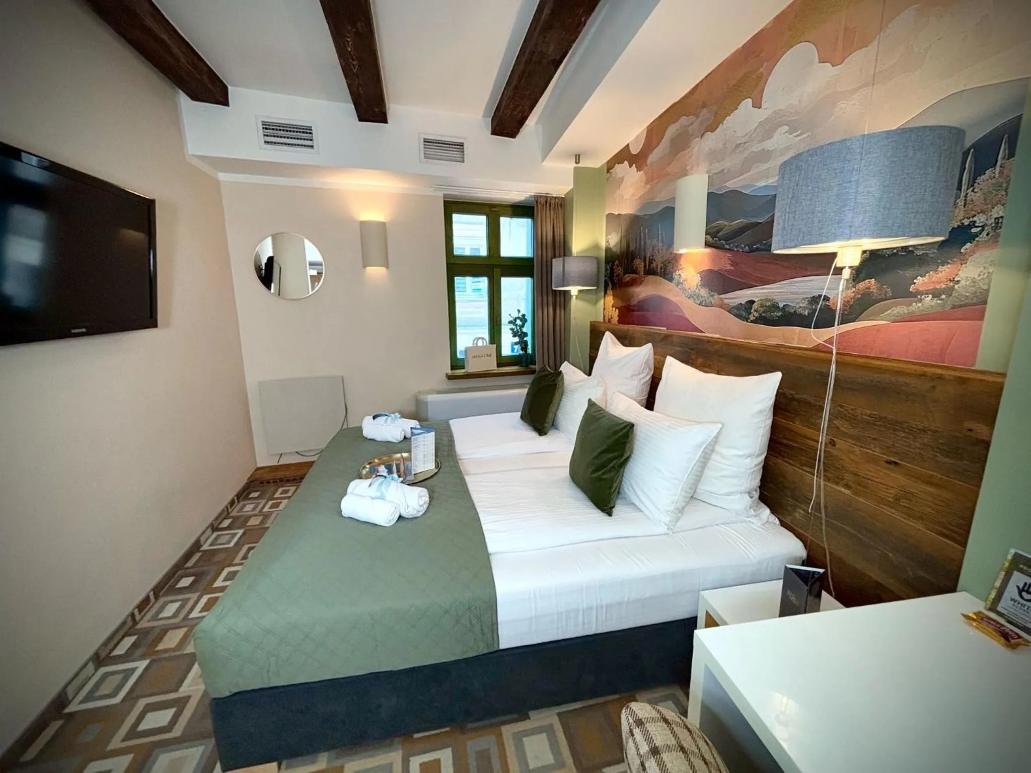 Bed in Boutique Provincja Winebar & Rooms