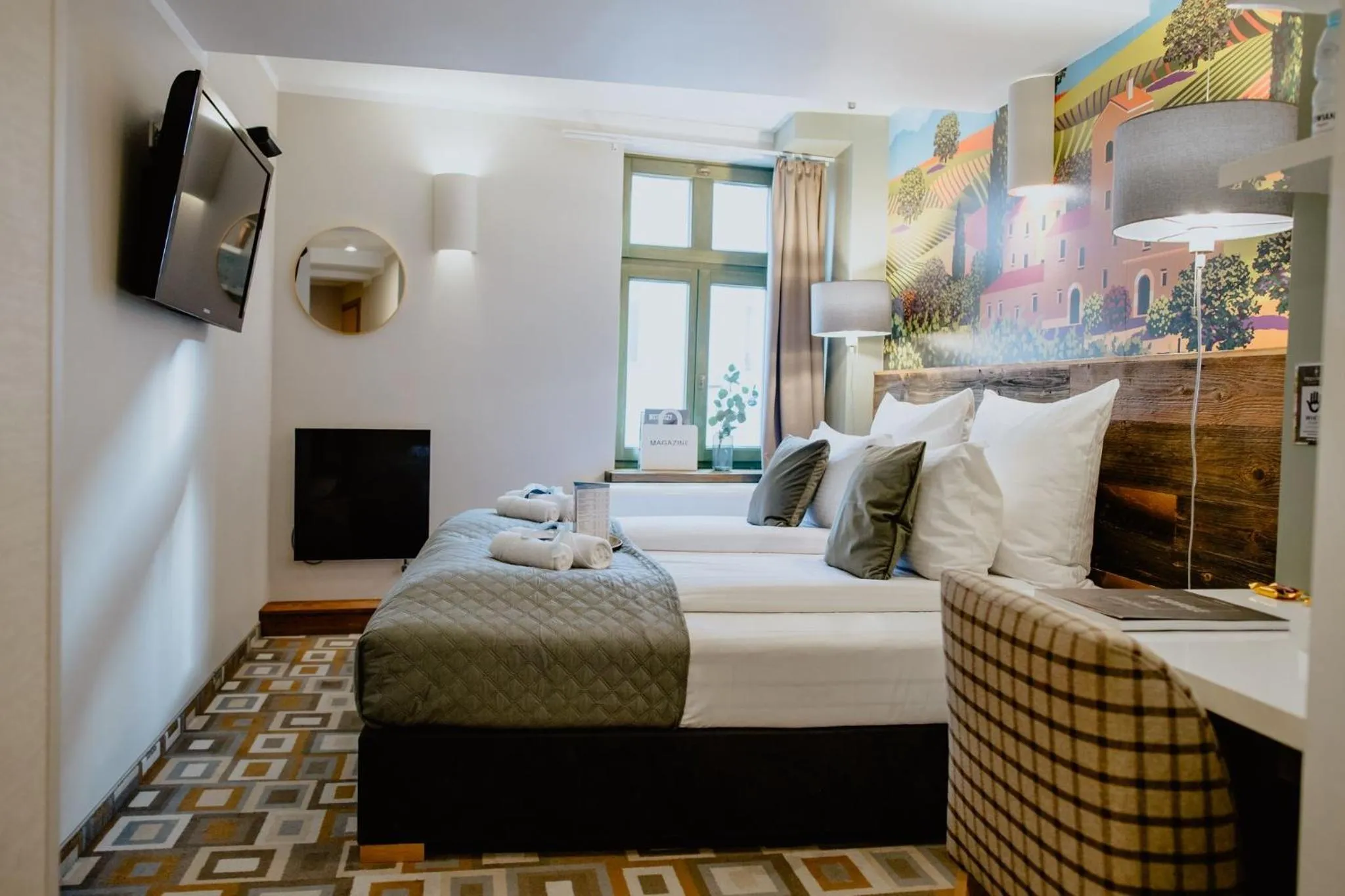 Bed in Boutique Provincja Winebar & Rooms