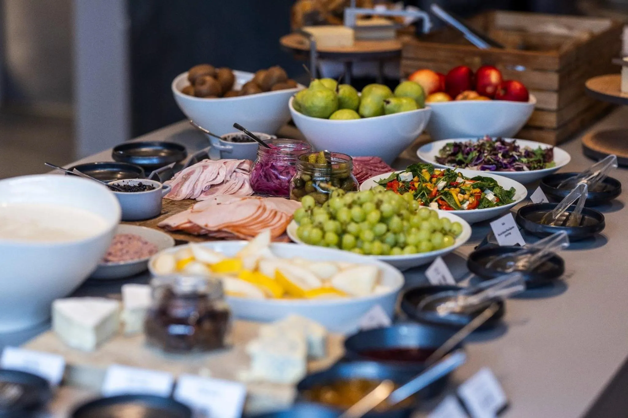 Buffet breakfast in Hotel Odeon