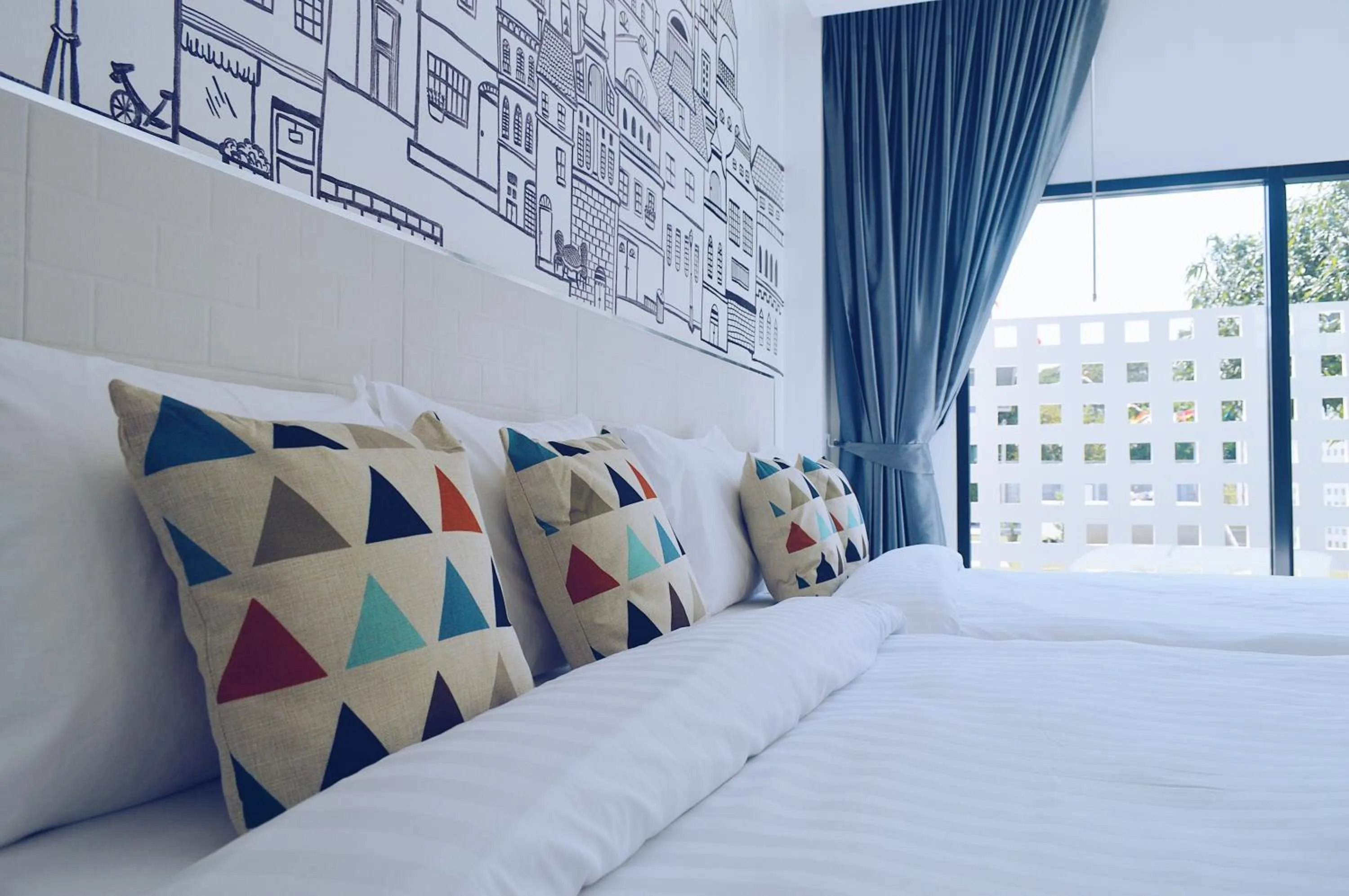 Bed in Wannachart Boutique Resort