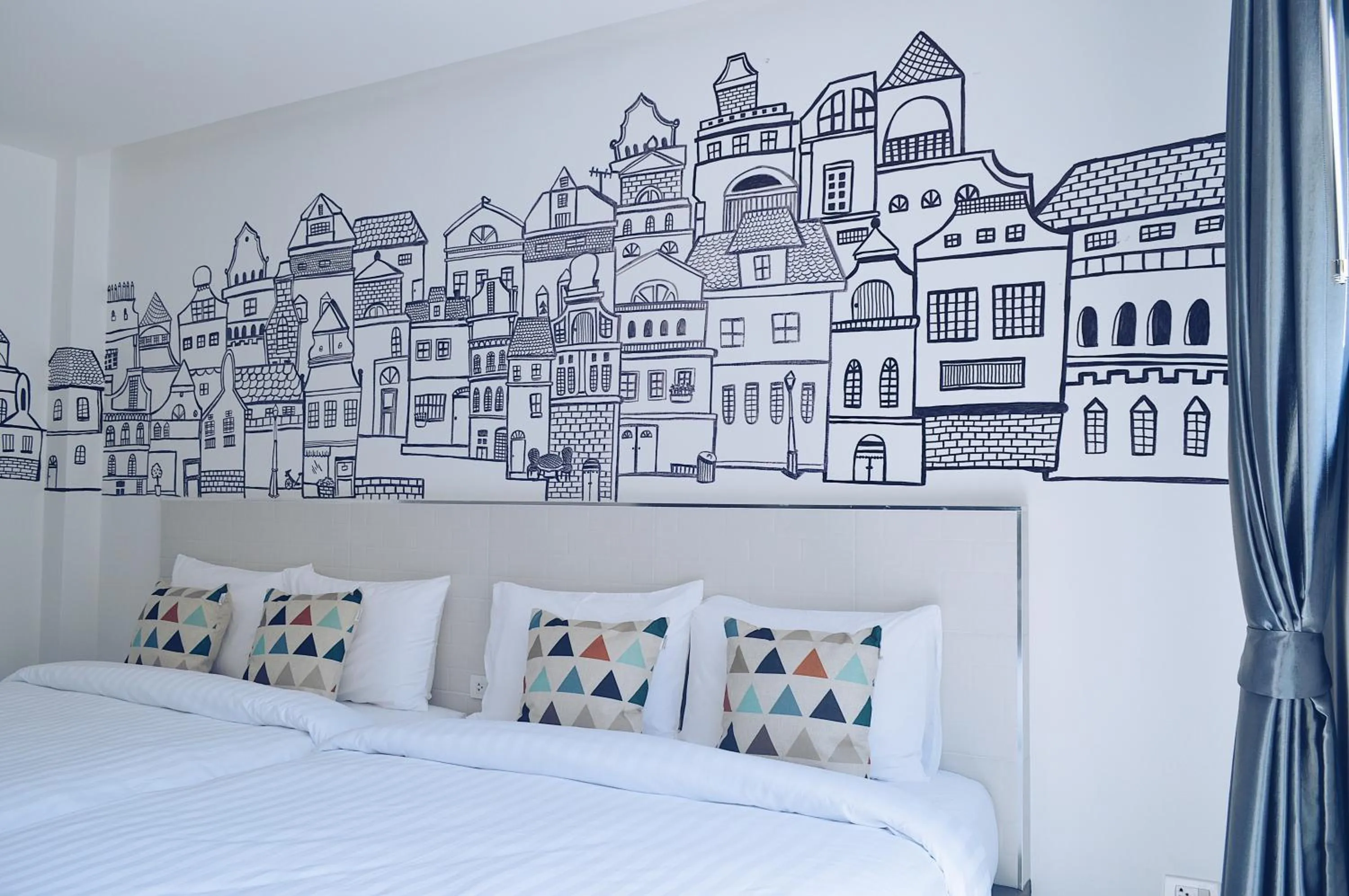 Bed in Wannachart Boutique Resort