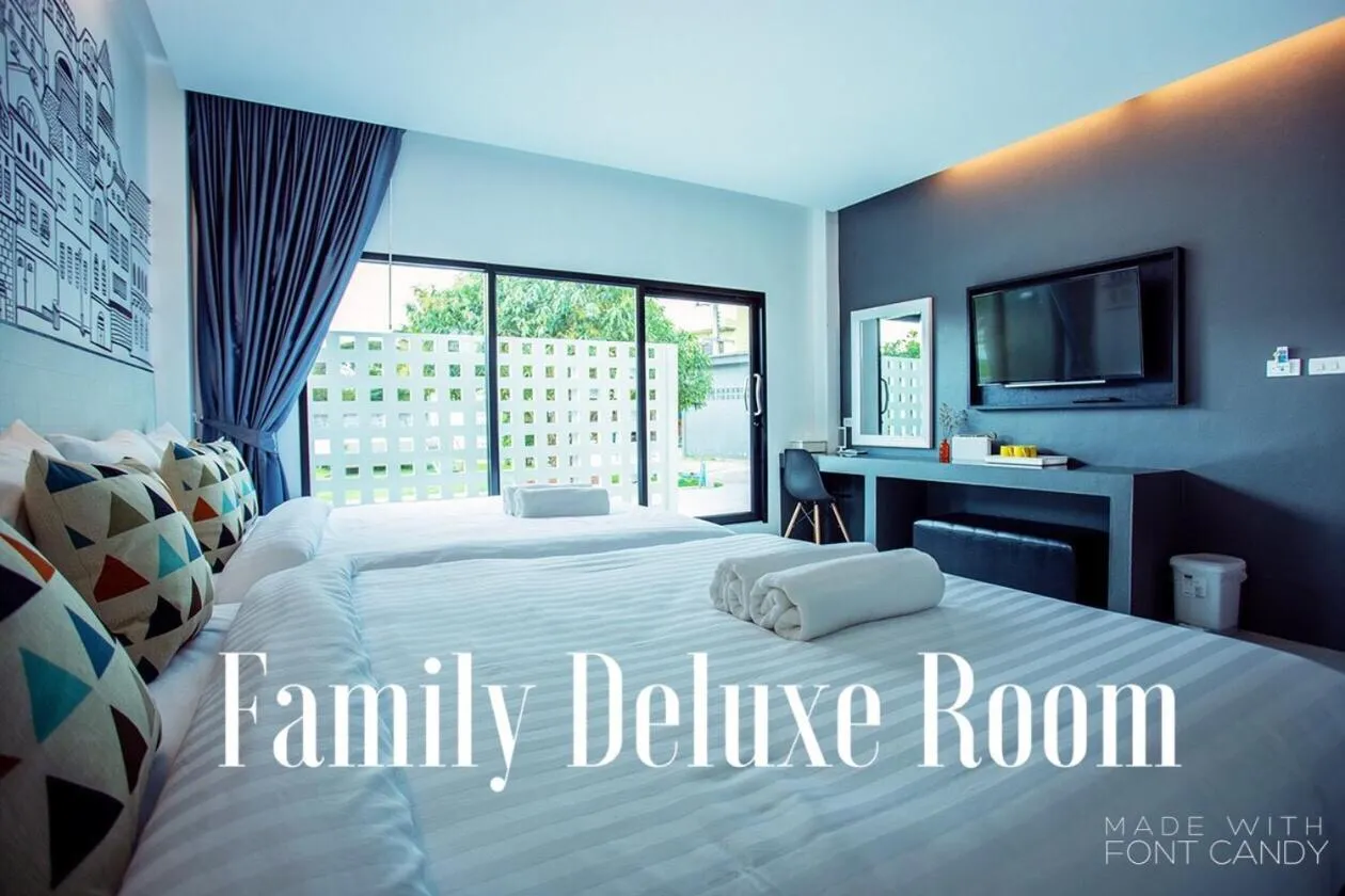 Bed in Wannachart Boutique Resort