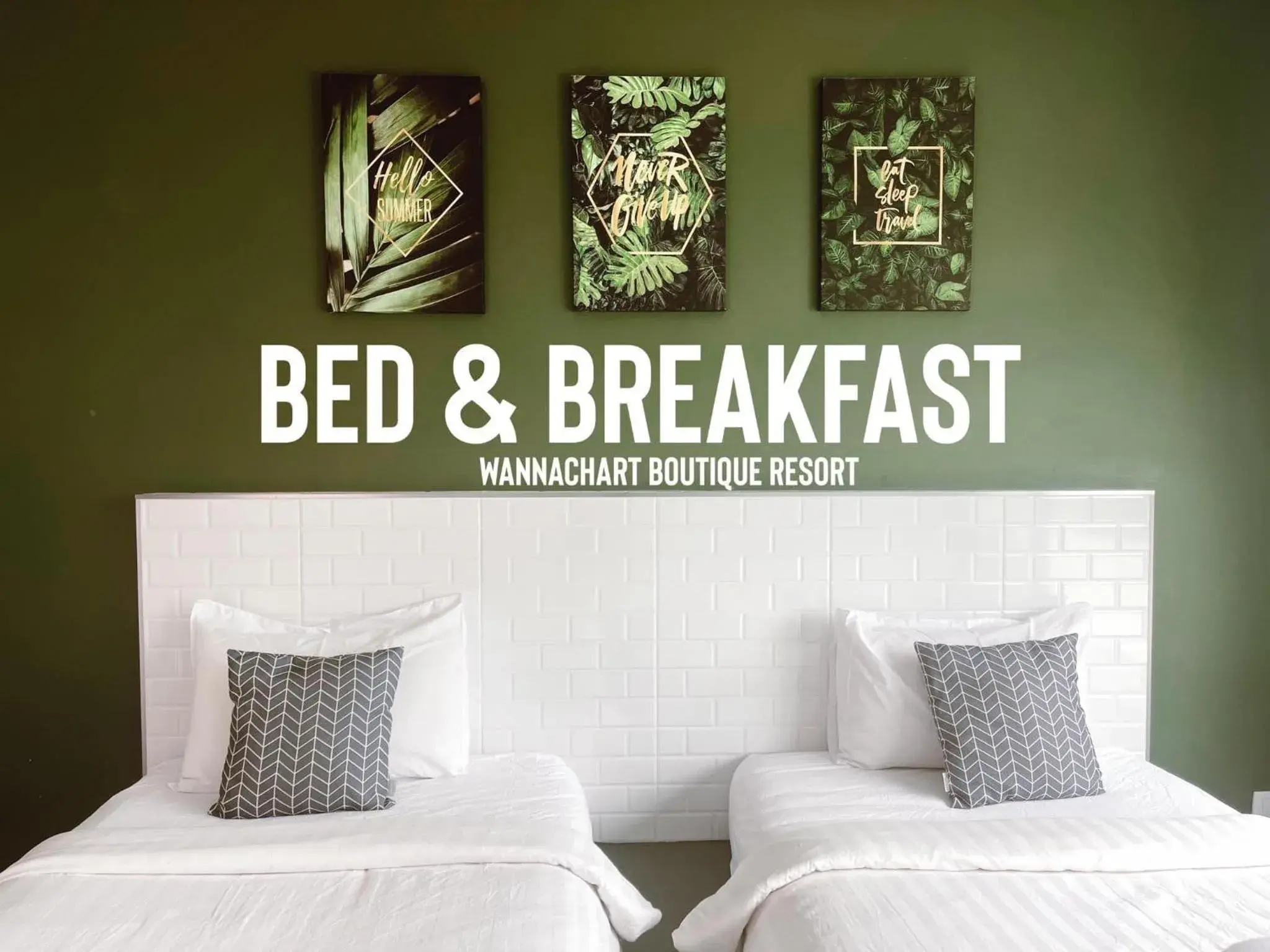 Deluxe Twin Room in Wannachart Boutique Resort Deluxe Twin Room in Wannachart Boutique Resort