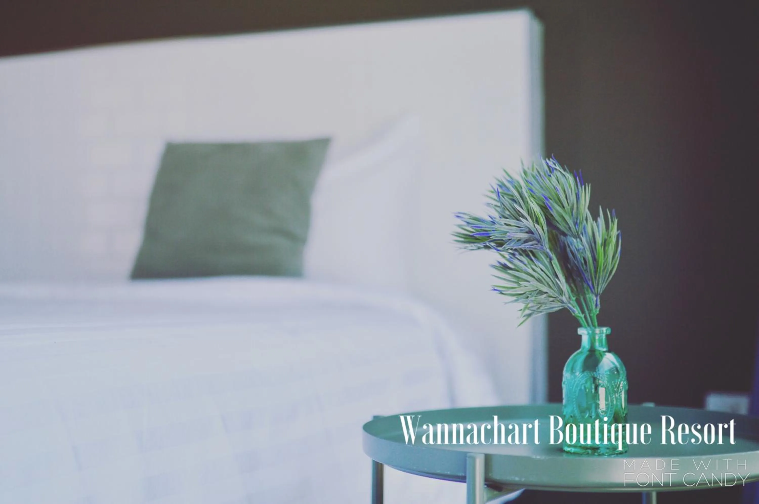 Bed in Wannachart Boutique Resort