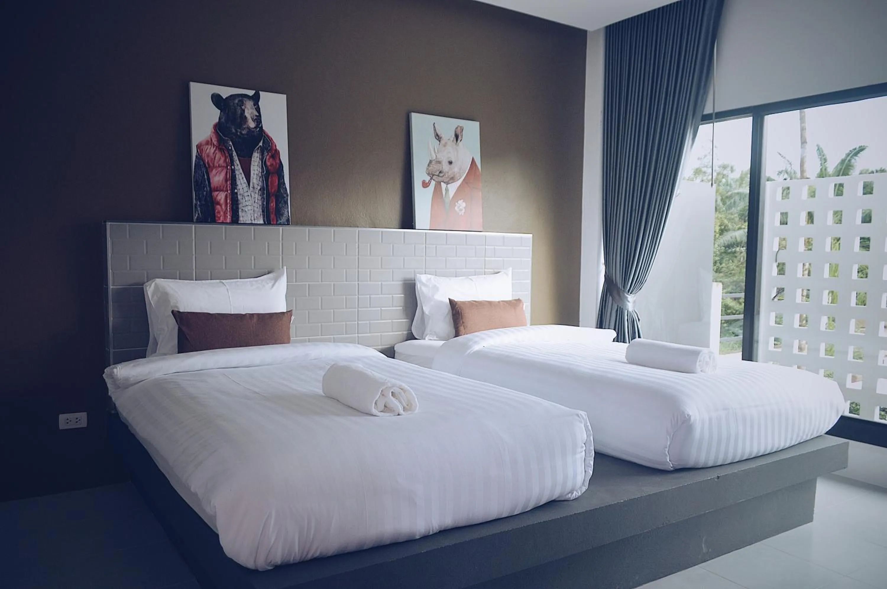 Bed in Wannachart Boutique Resort