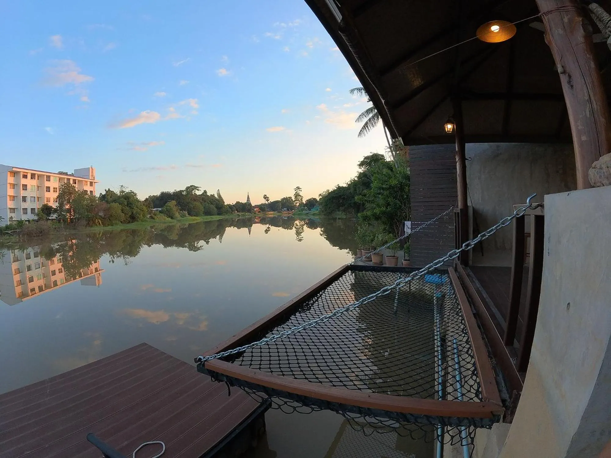 Patio in Tolani Riverside Villa