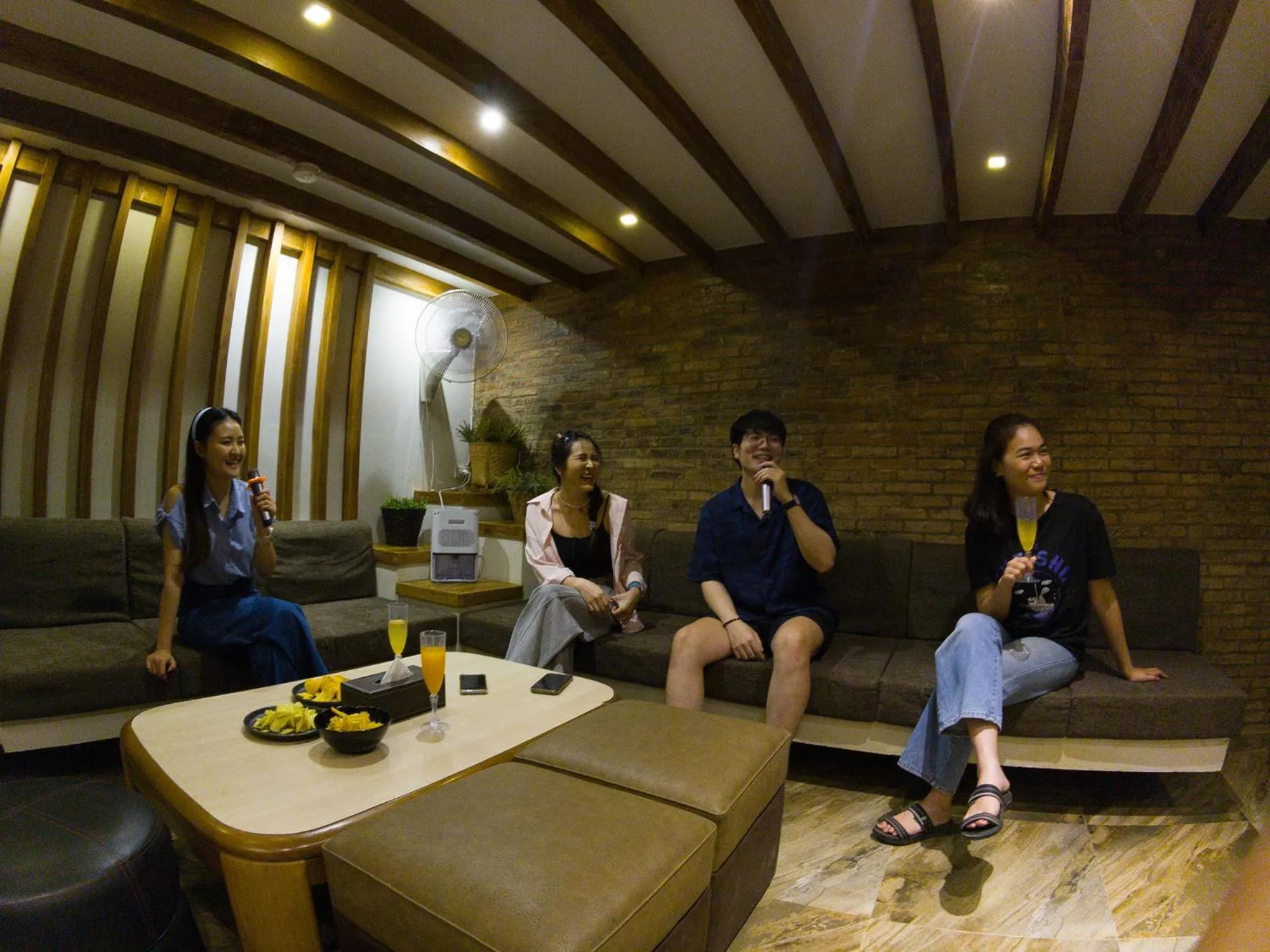 Karaoke in Tolani Riverside Villa