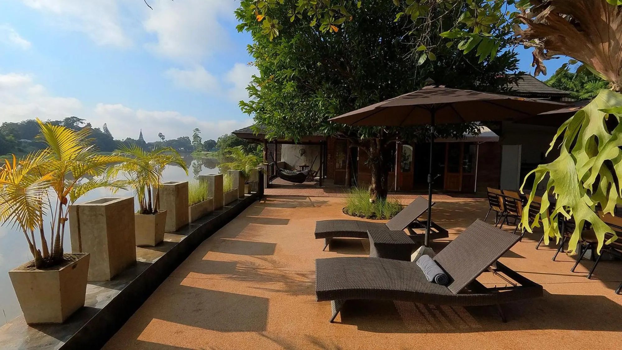 Day in Tolani Riverside Villa