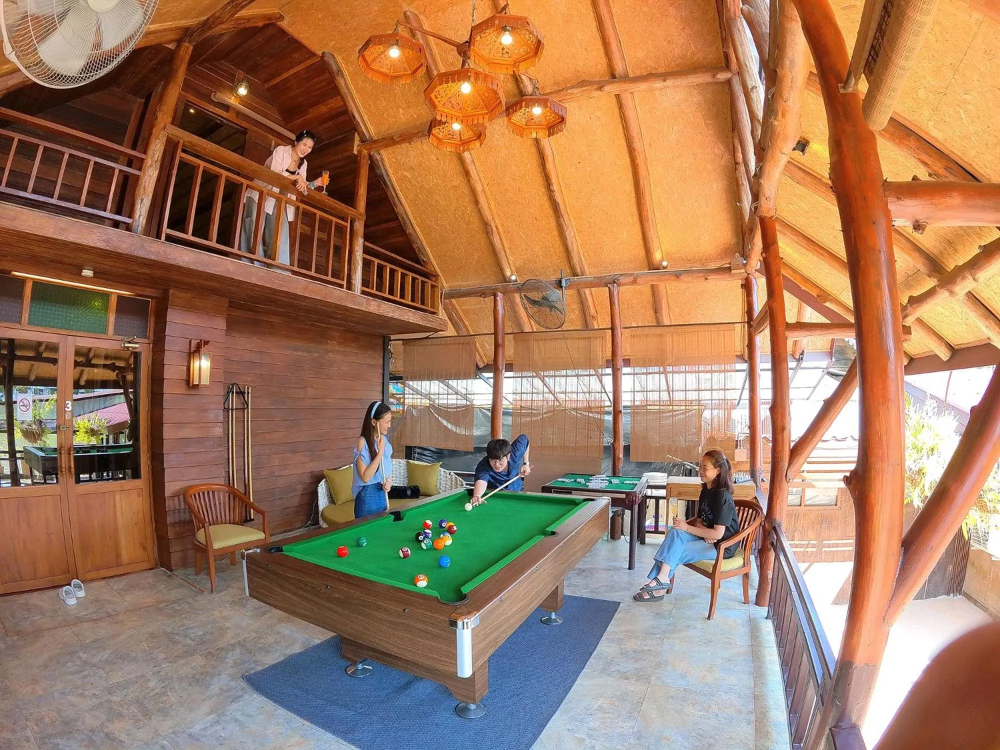 Billiard in Tolani Riverside Villa