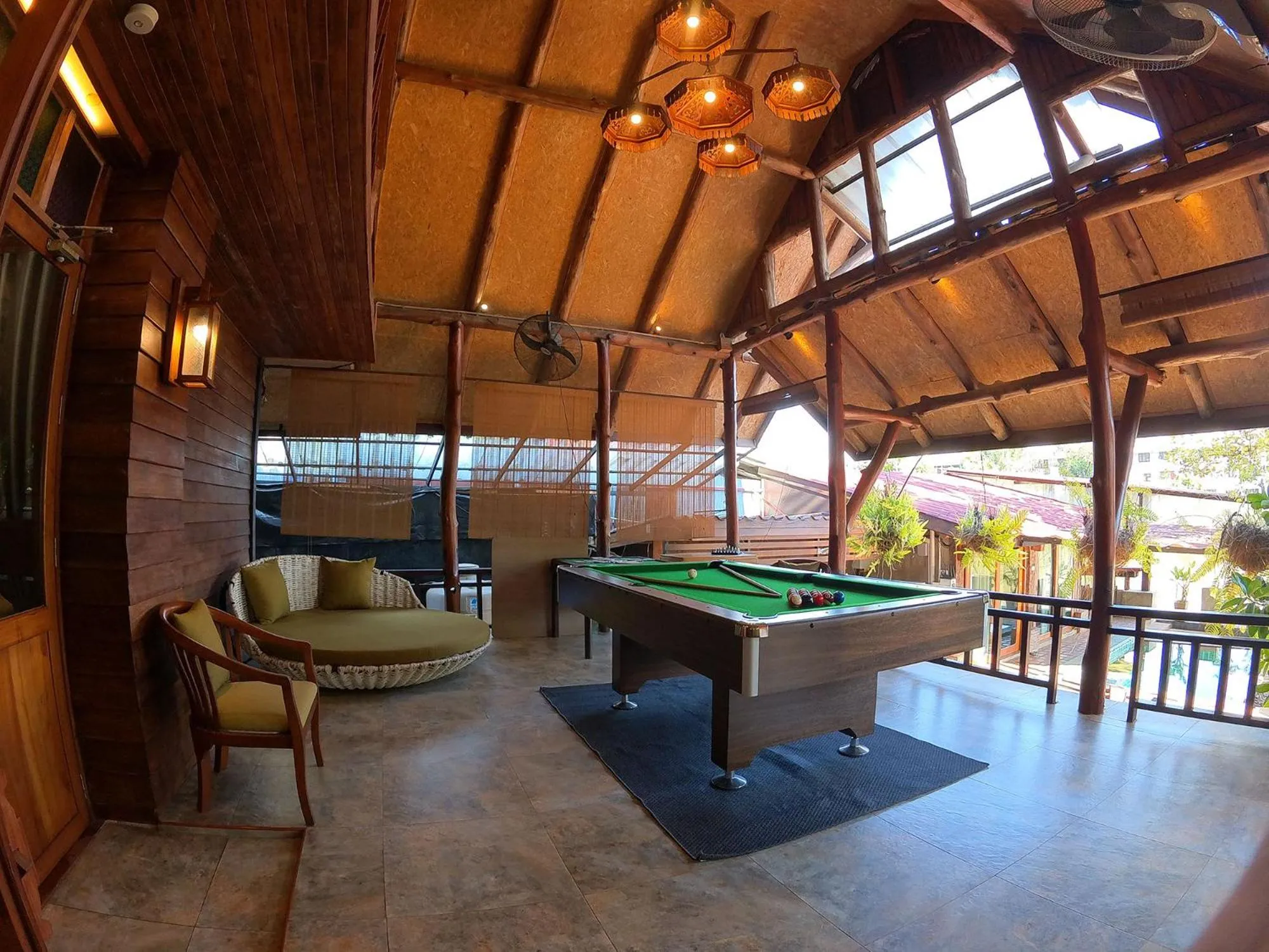Billiard in Tolani Riverside Villa