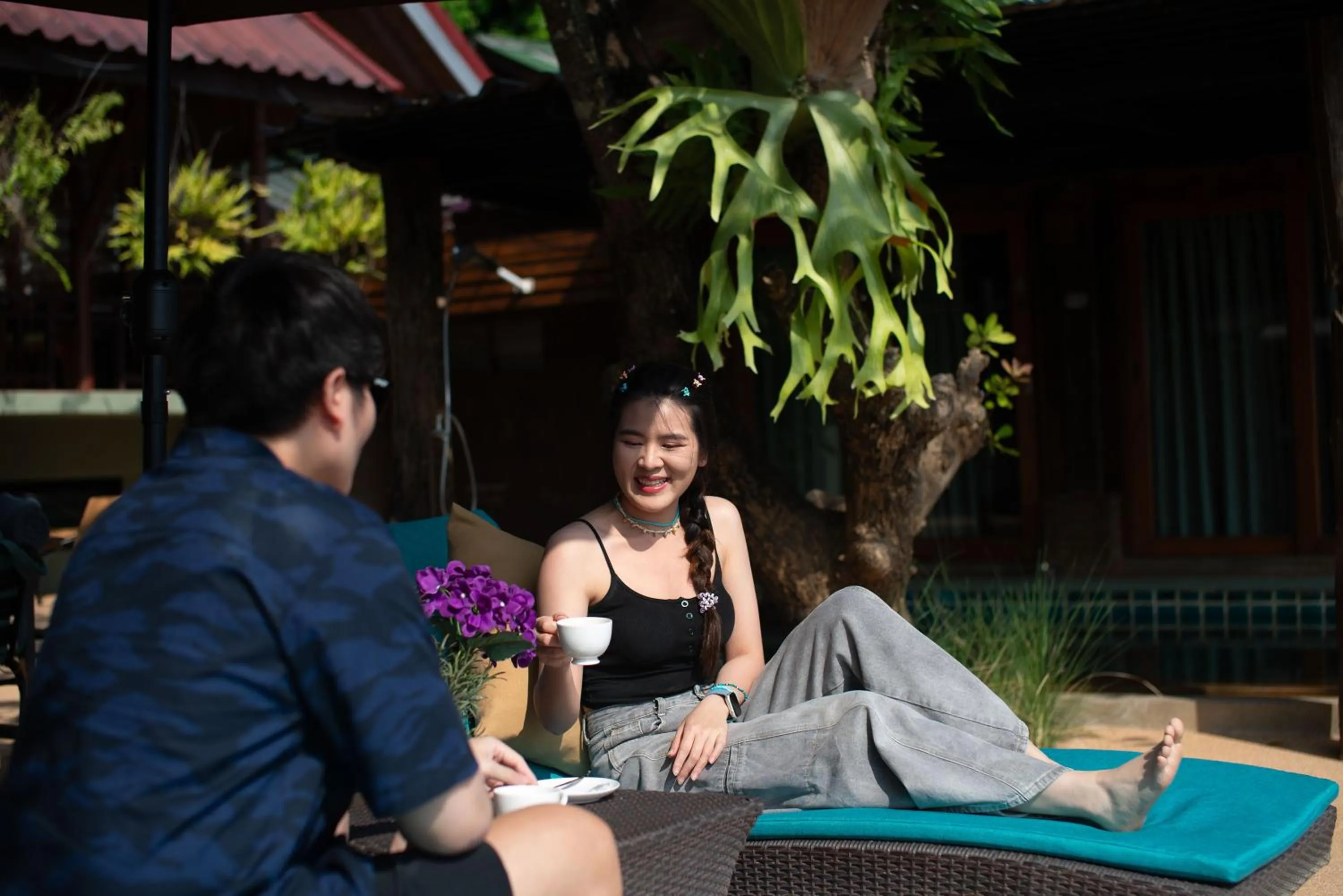 Day in Tolani Riverside Villa