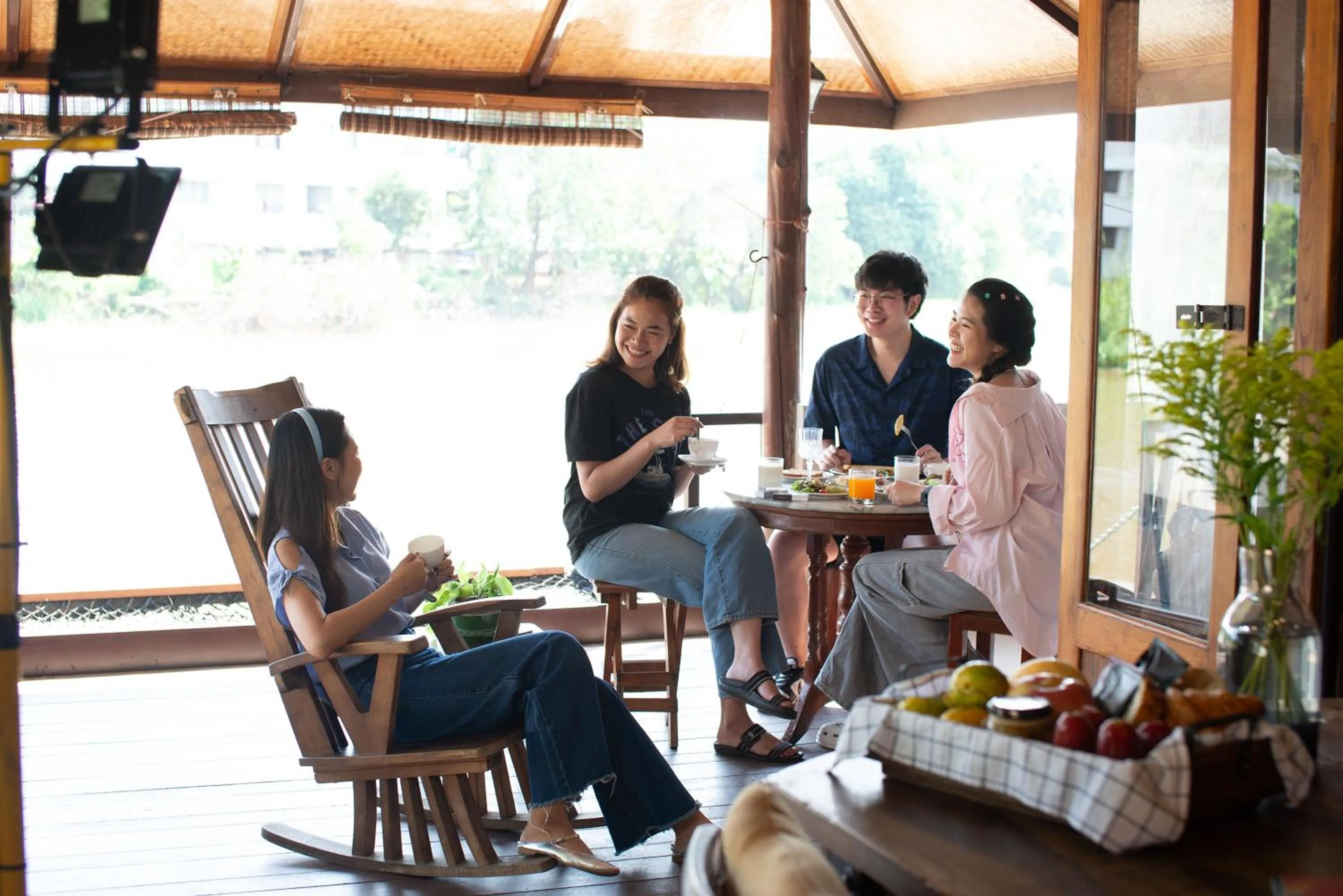 Living room in Tolani Riverside Villa