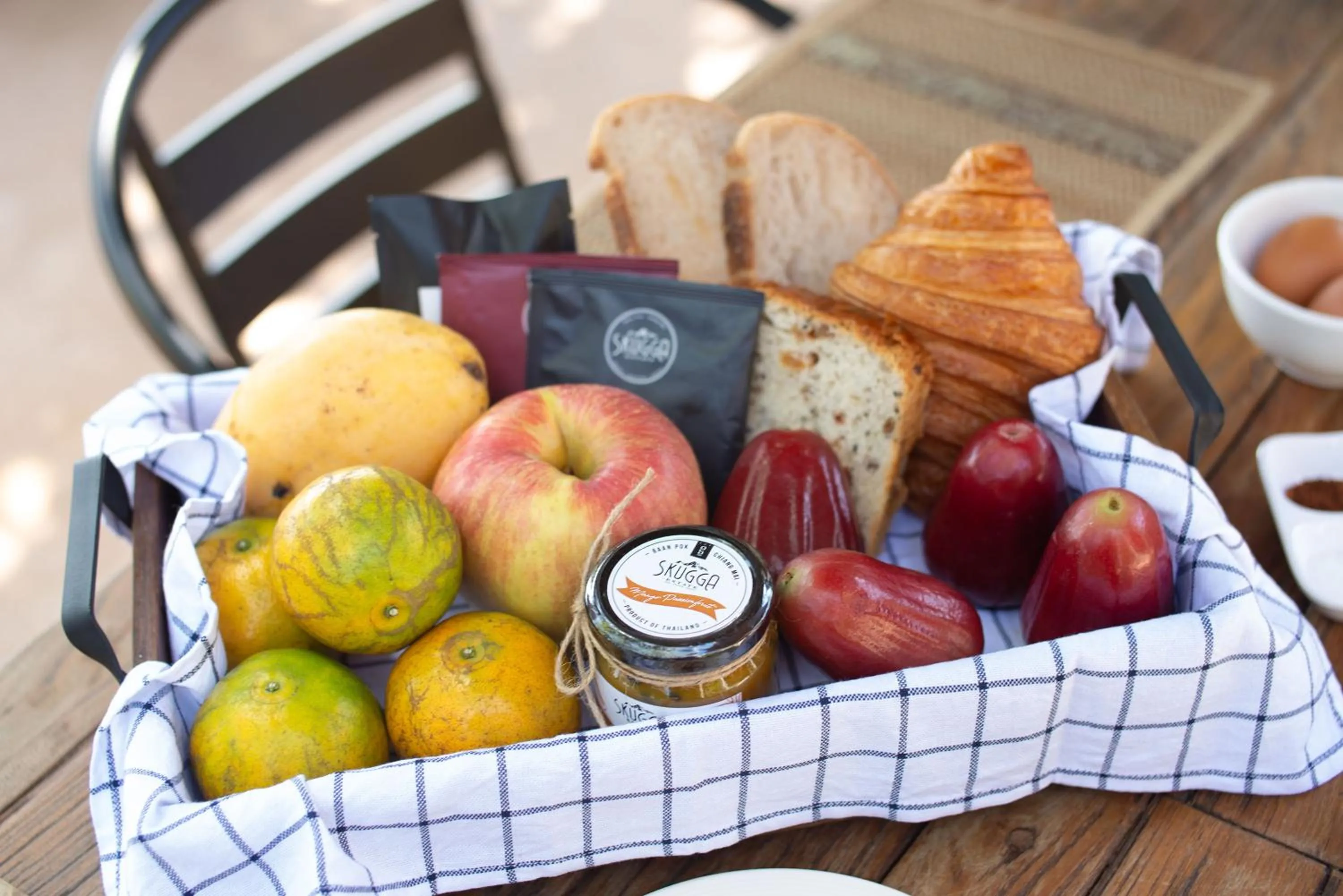 Breakfast in Tolani Riverside Villa