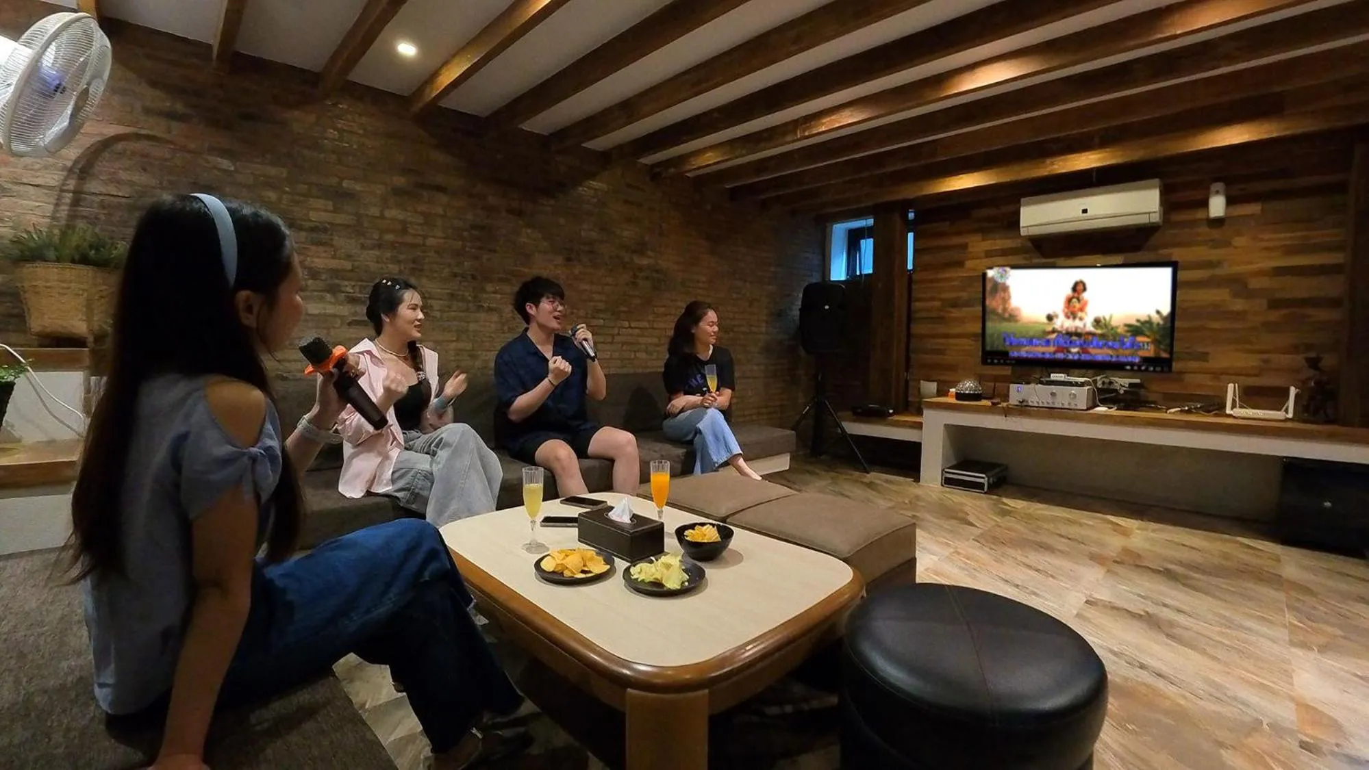 People in Tolani Riverside Villa