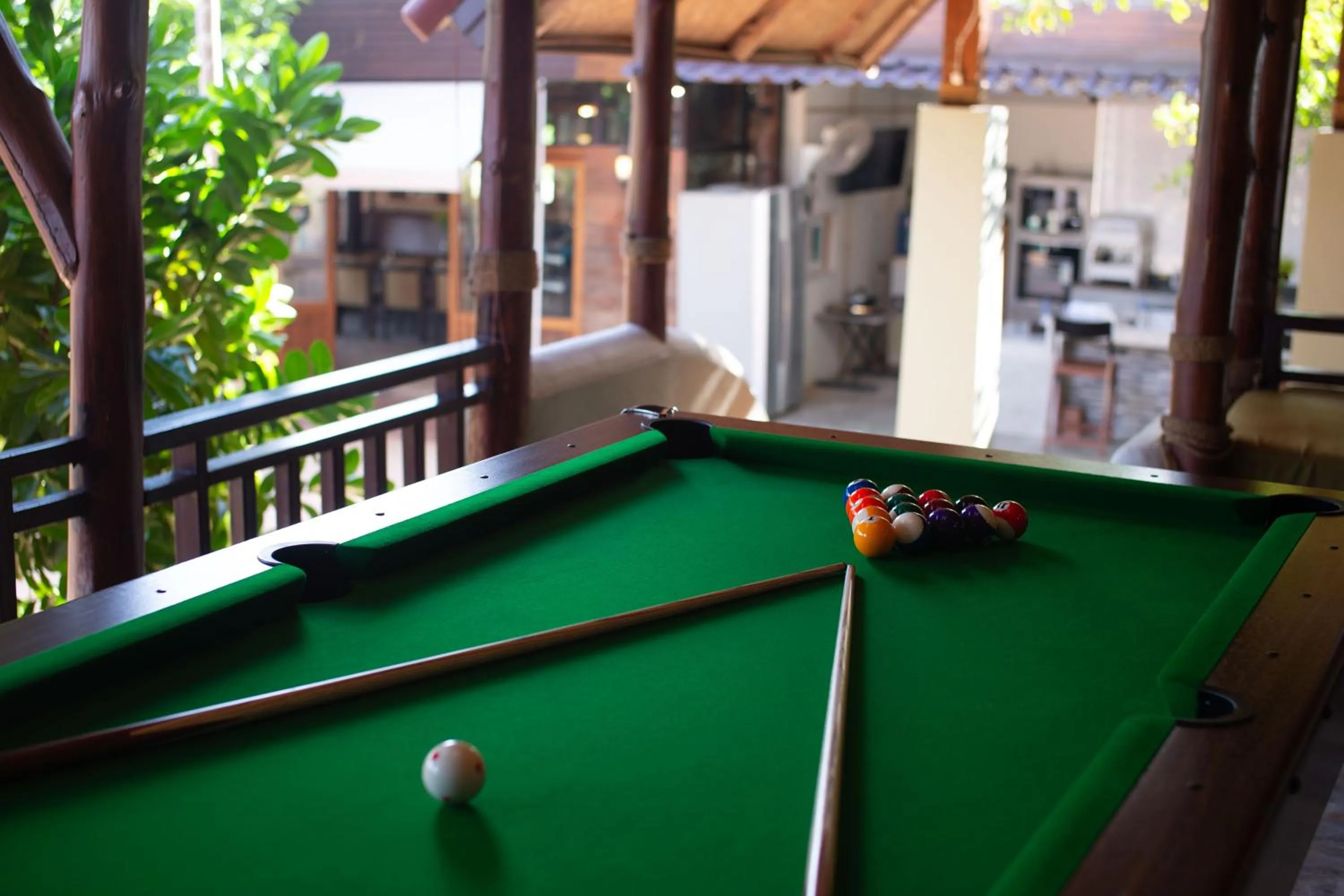 Billiard in Tolani Riverside Villa