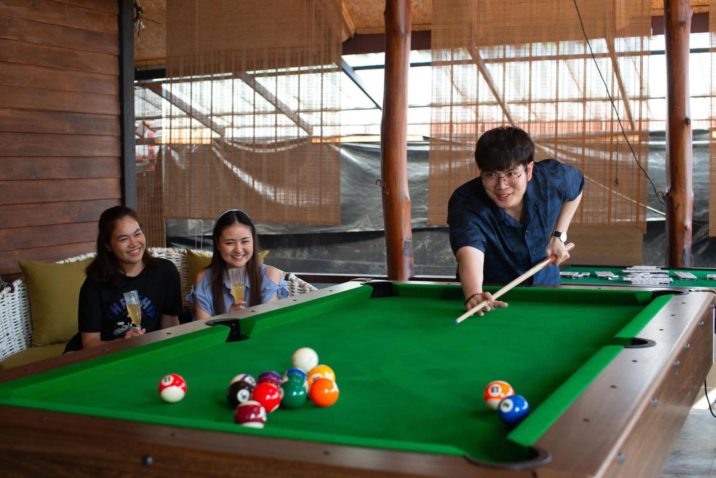 Billiard in Tolani Riverside Villa
