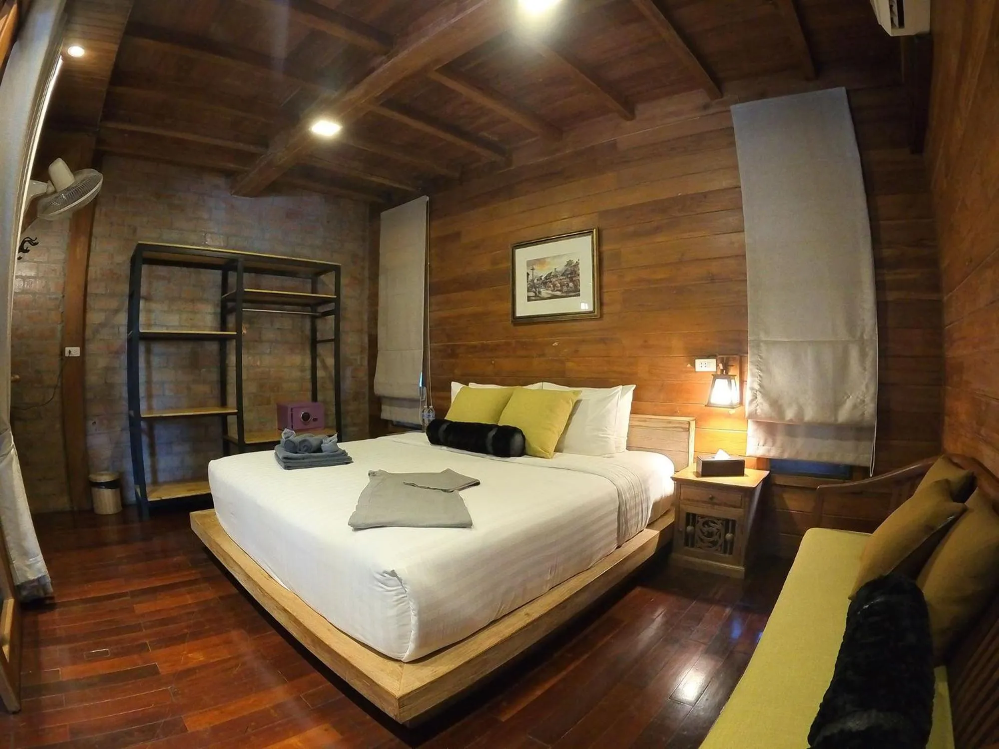 Bed in Tolani Riverside Villa