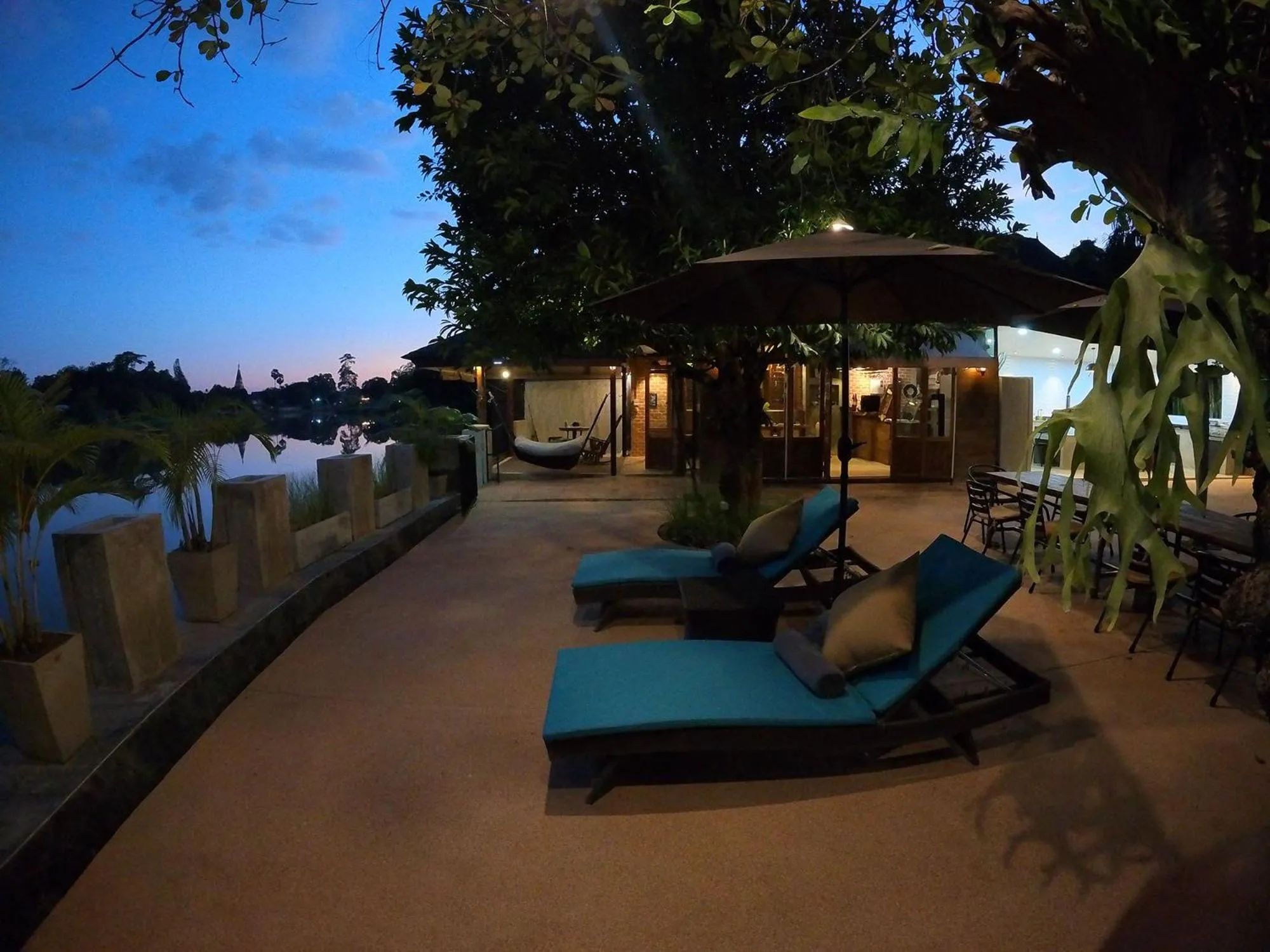 Night in Tolani Riverside Villa