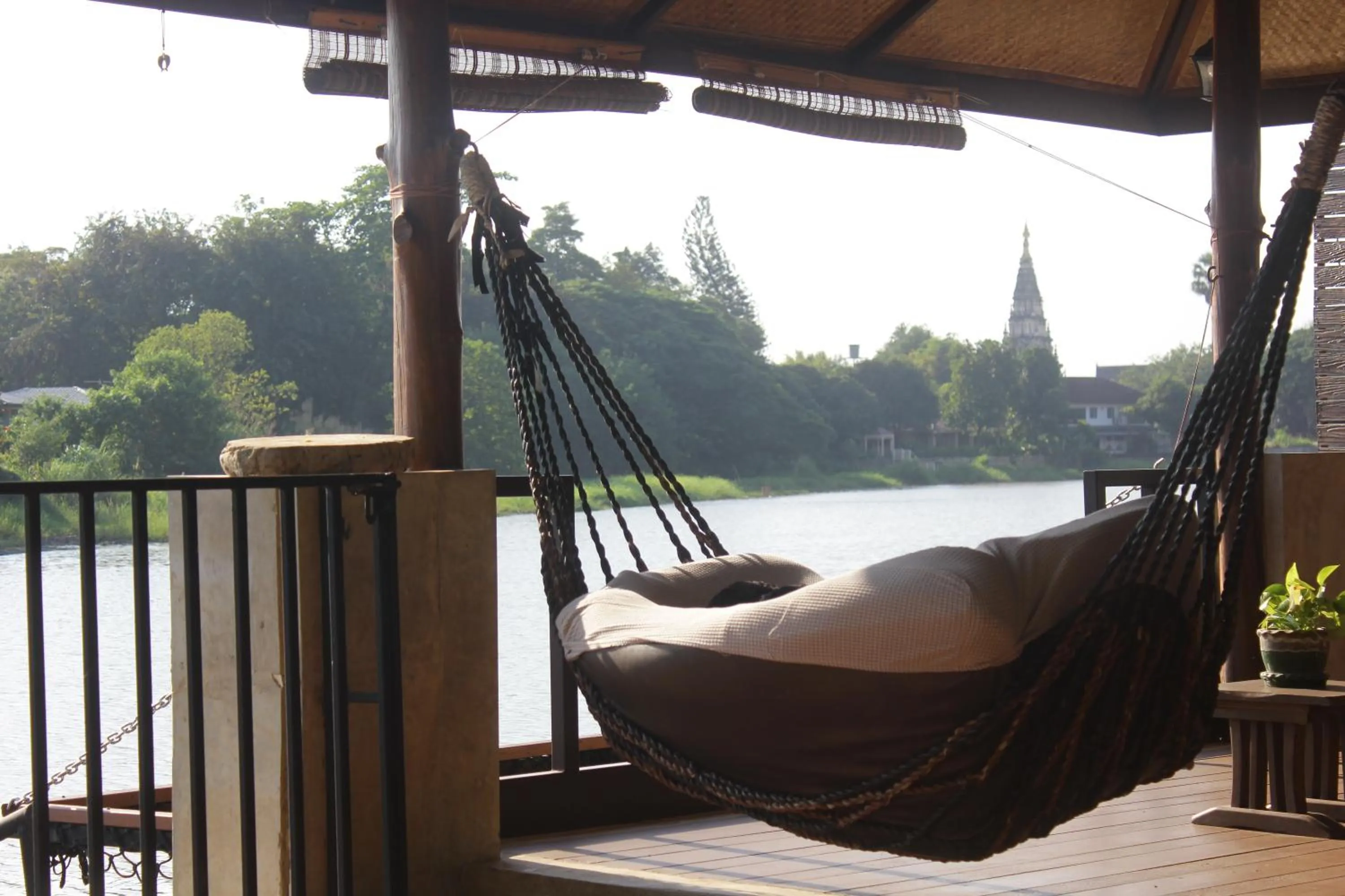Patio in Tolani Riverside Villa
