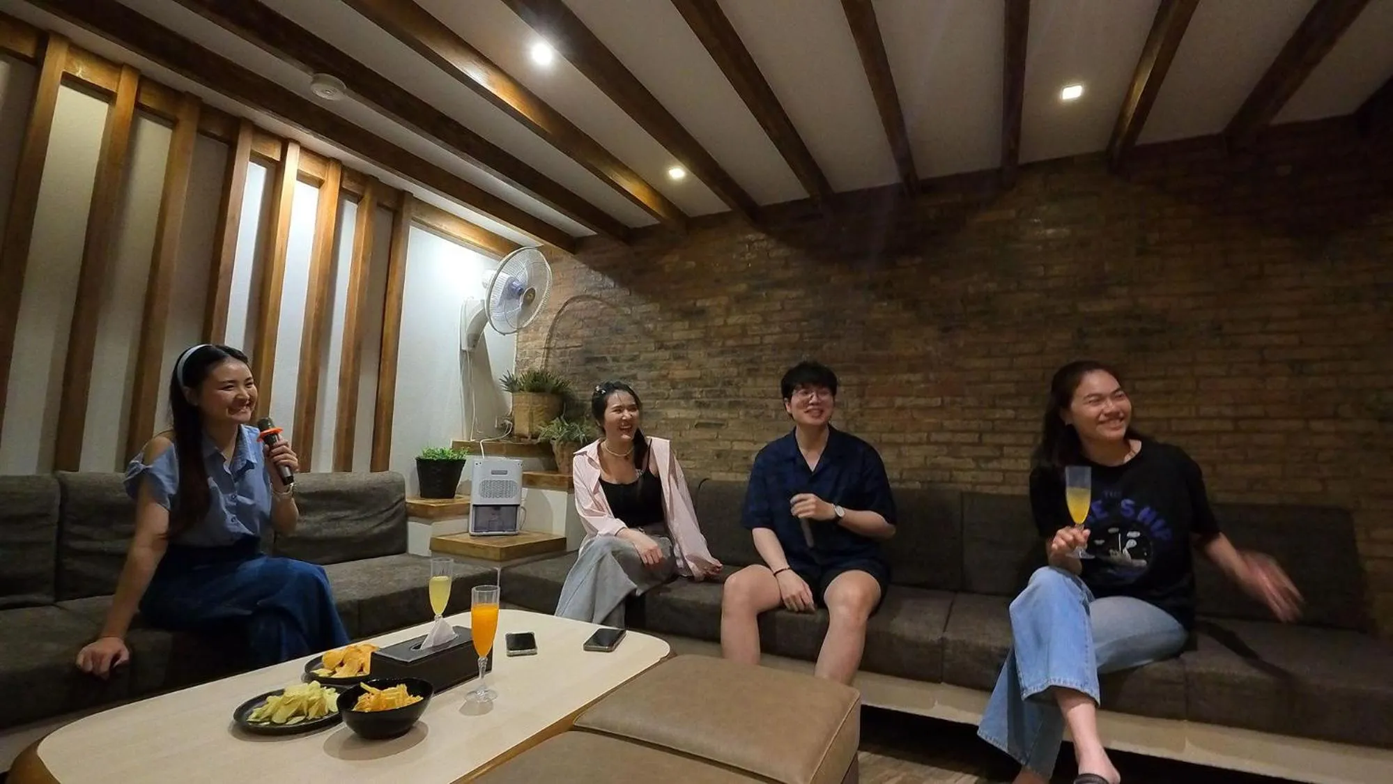 Karaoke in Tolani Riverside Villa