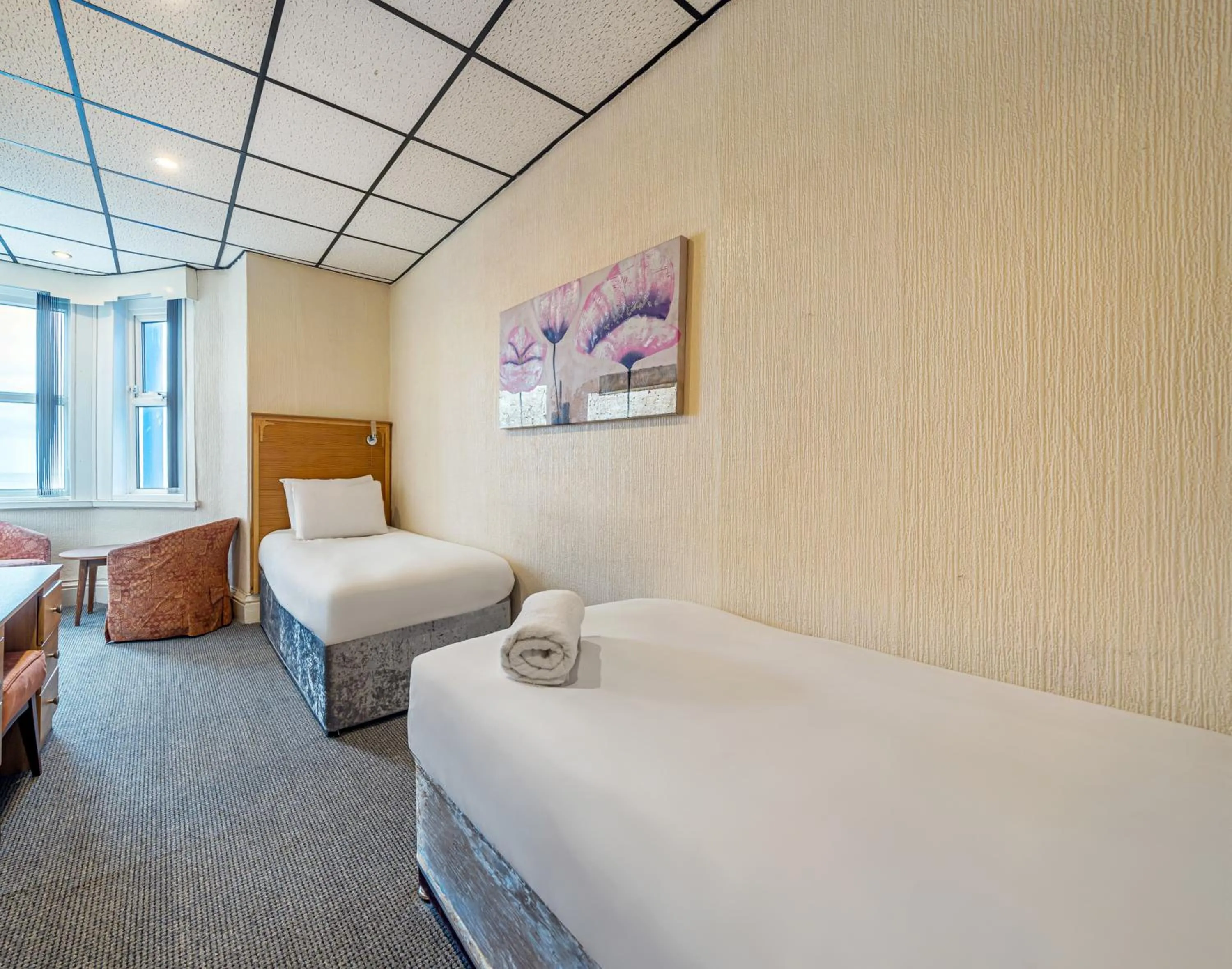 Bedroom, Bed in Bluewaters Hotel Blackpool