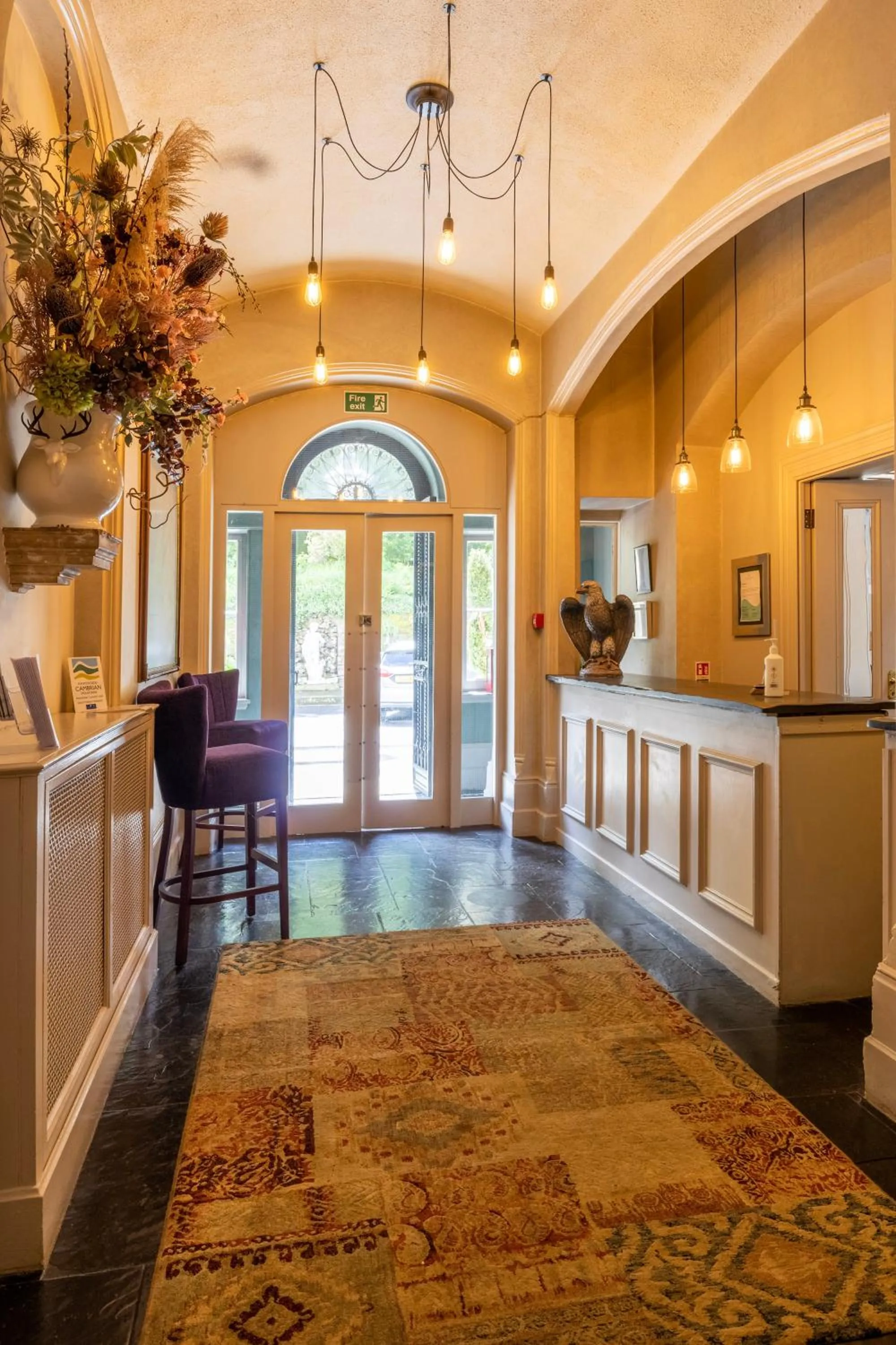 Text overlay in The Falcondale Country House Hotel