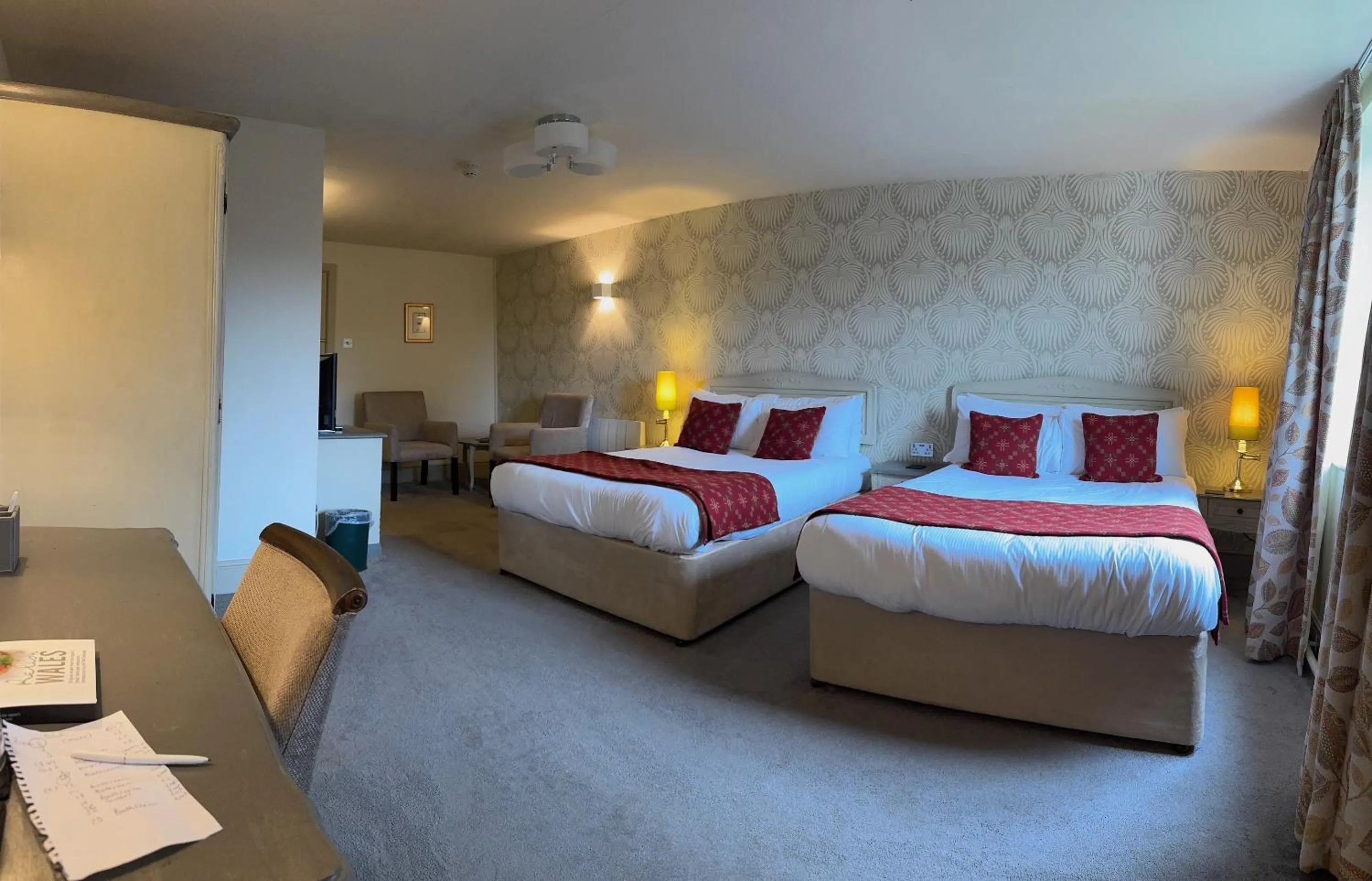 Bed in The Falcondale Country House Hotel