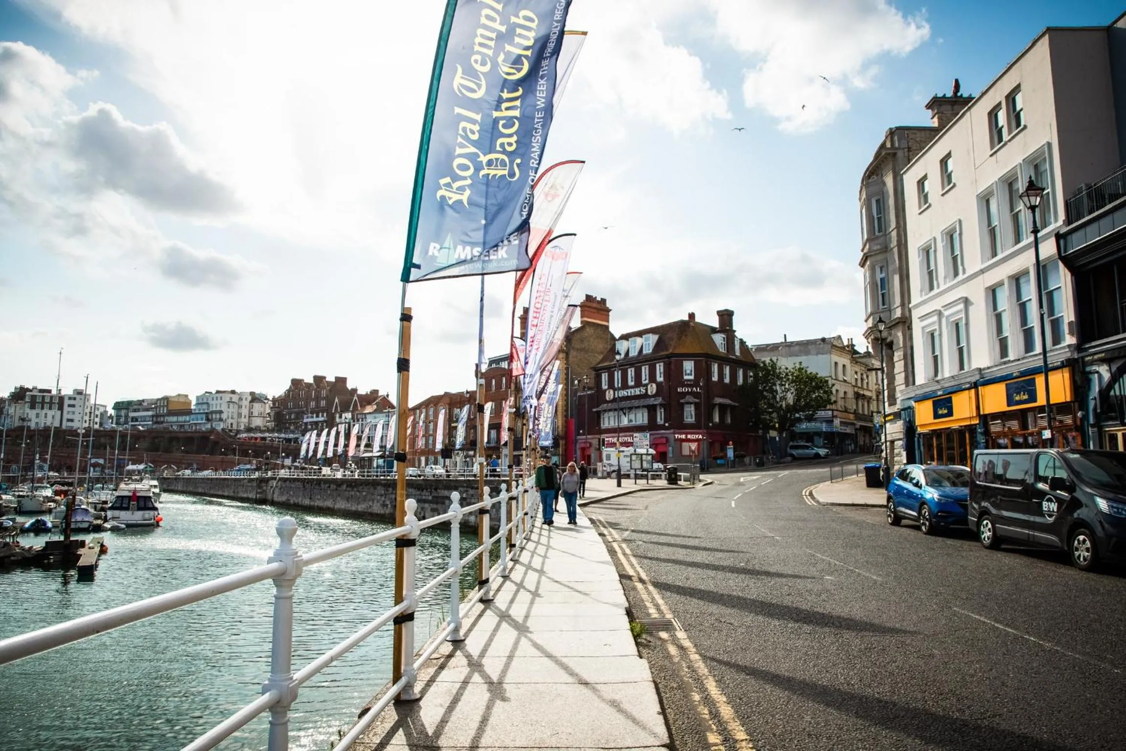 City view in The Royal Oak Hotel