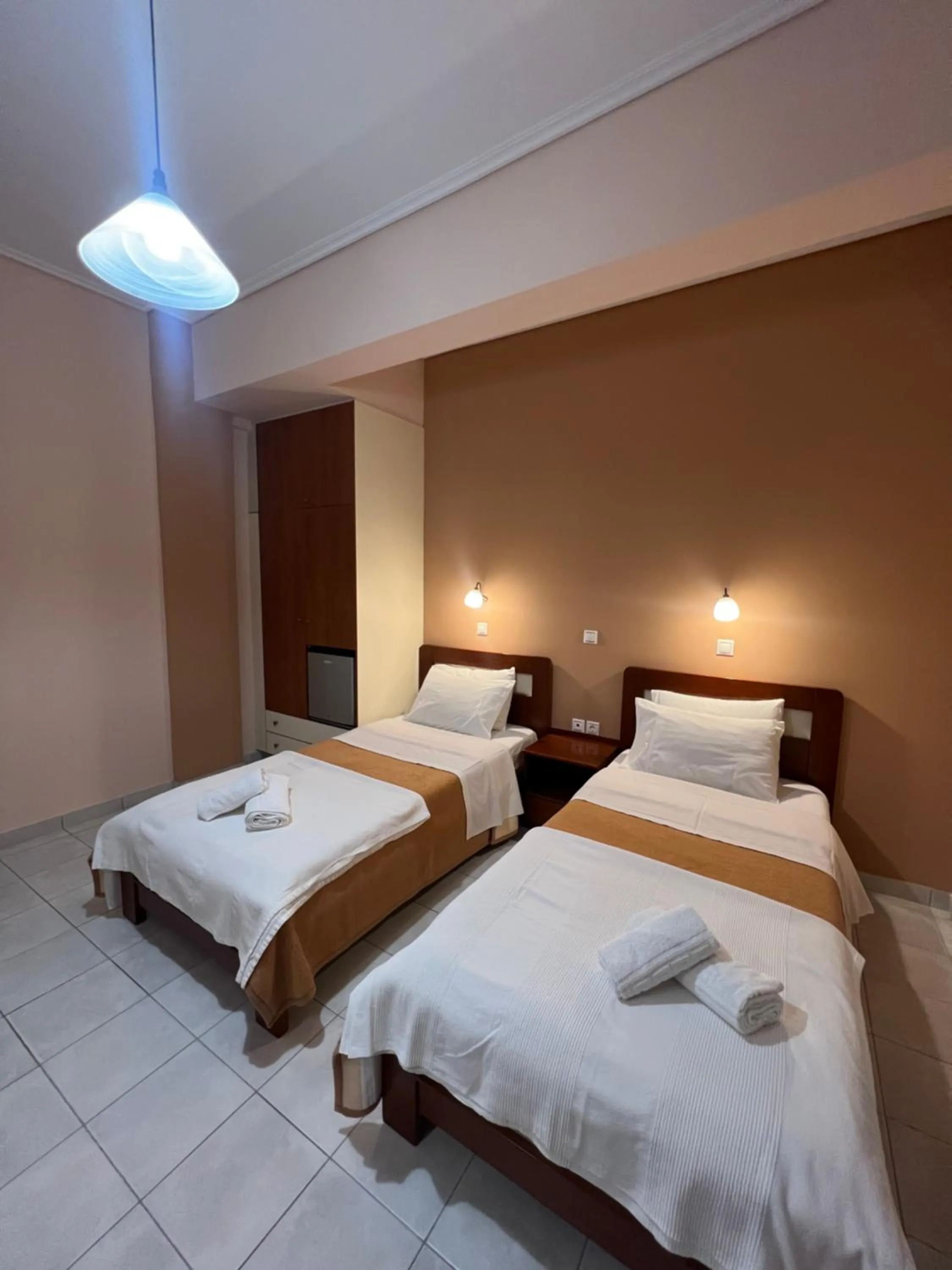 Bed in Hotel Nevada Kalamata