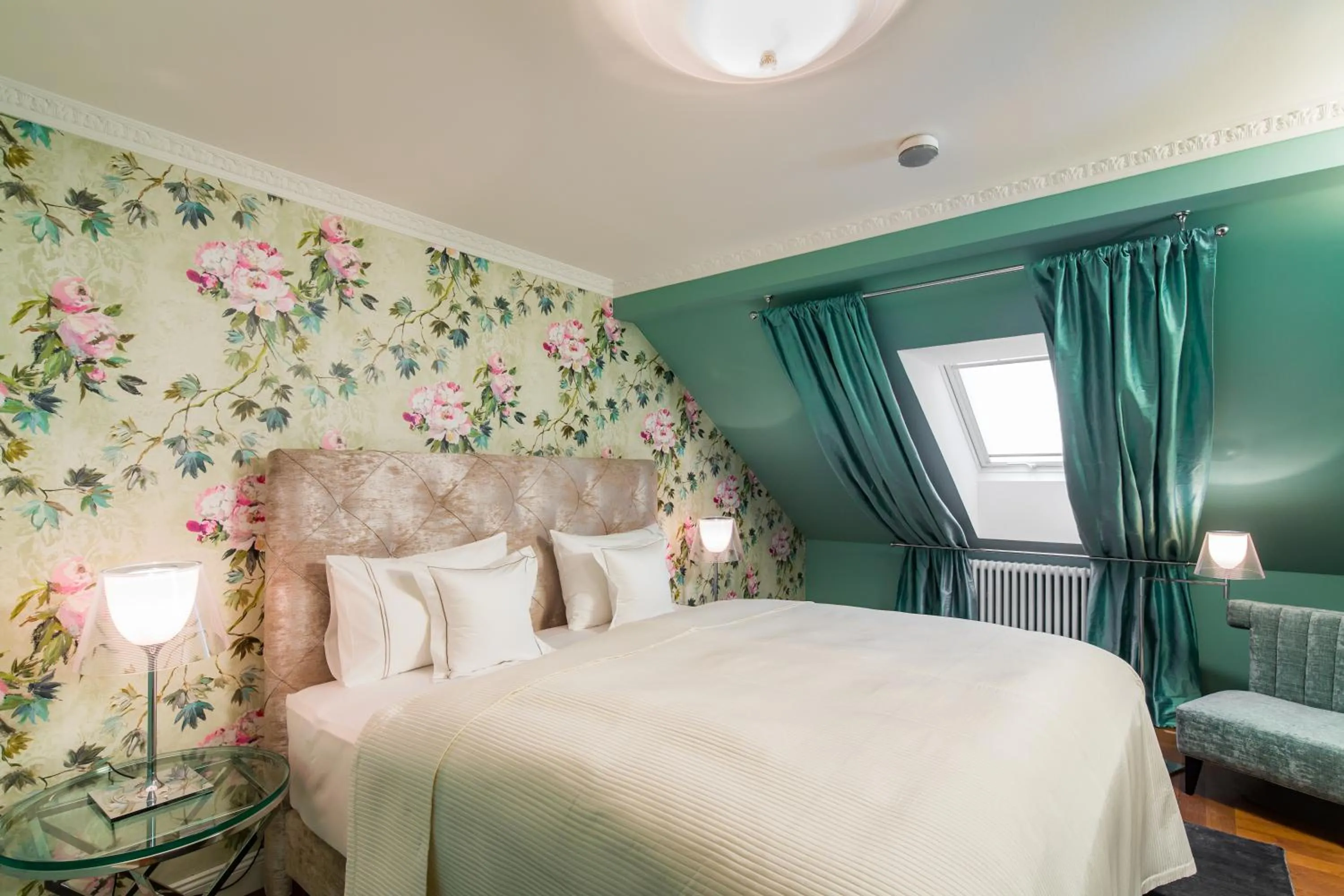 Bed in Rubin Luxury Apartments