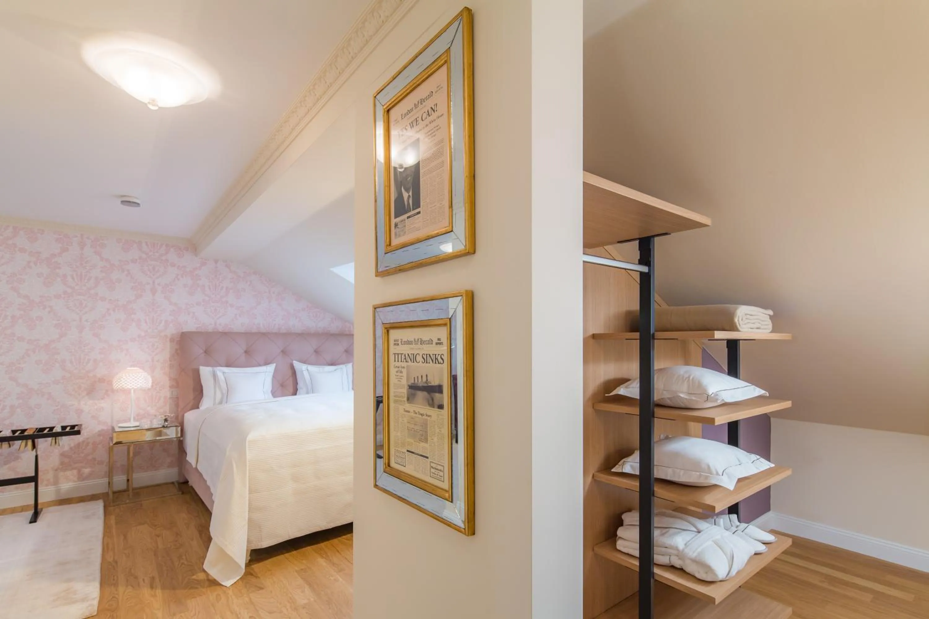 Bed in Rubin Luxury Apartments