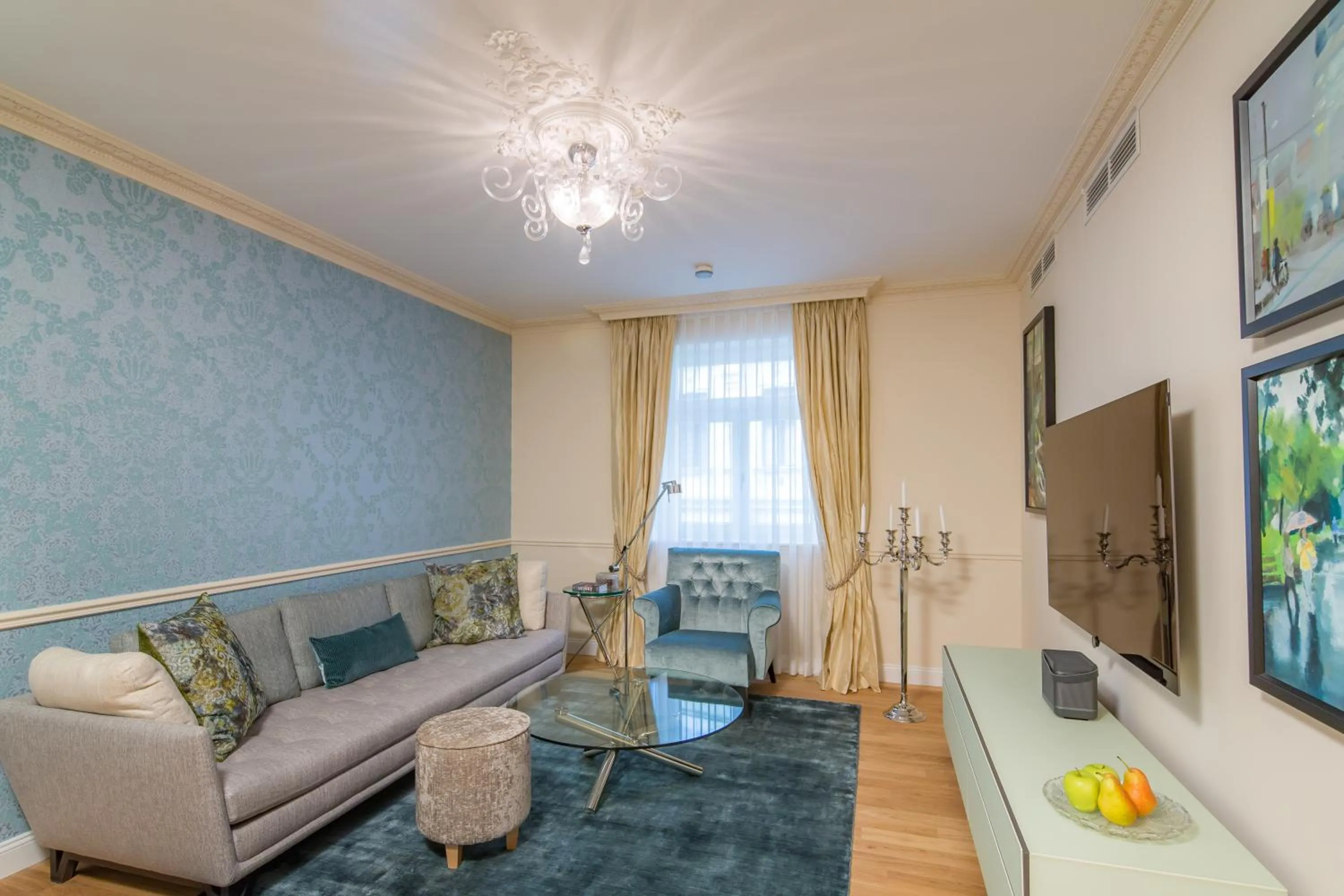 Living room in Rubin Luxury Apartments